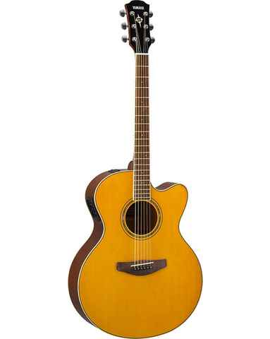 Yamaha E-Gitarre E-Akustikgitarre CPX600VT, Vintage Tint