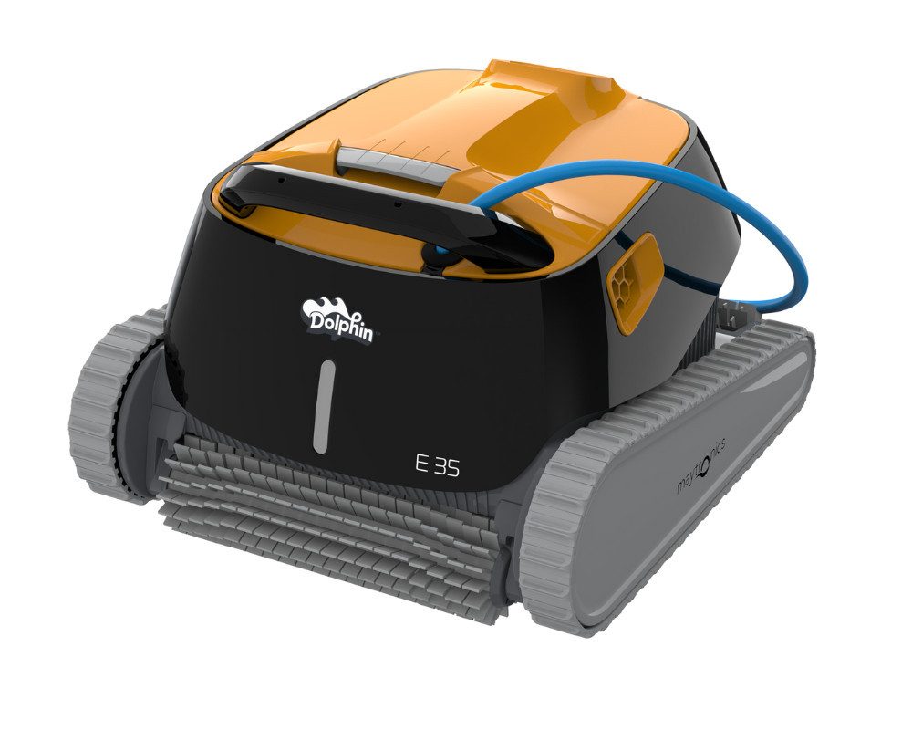 Poolbodensauger Dolphin E35 Poolroboter mit PVC Bürste