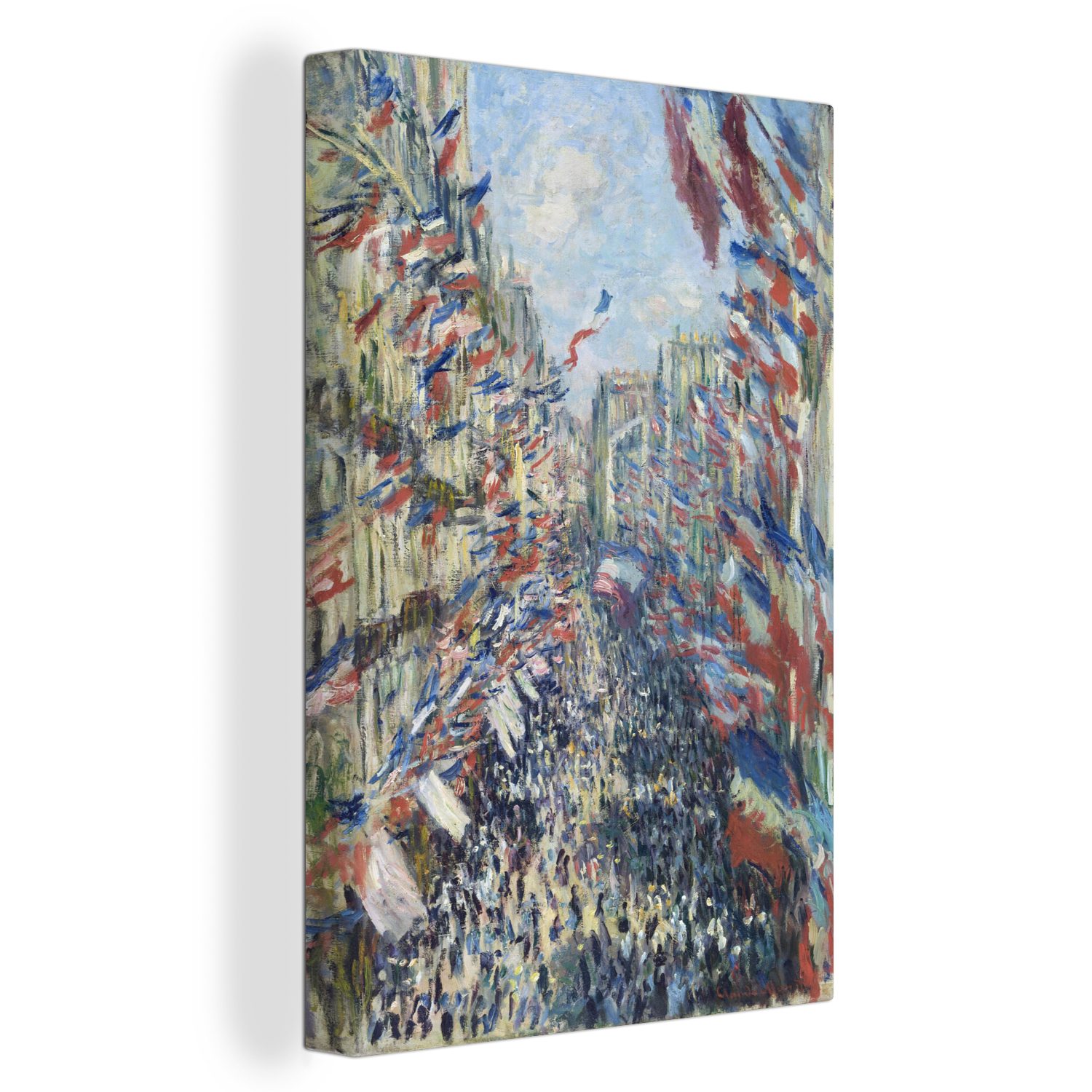OneMillionCanvasses® Leinwandbild Rue Montorgueil in Paris günstig online kaufen