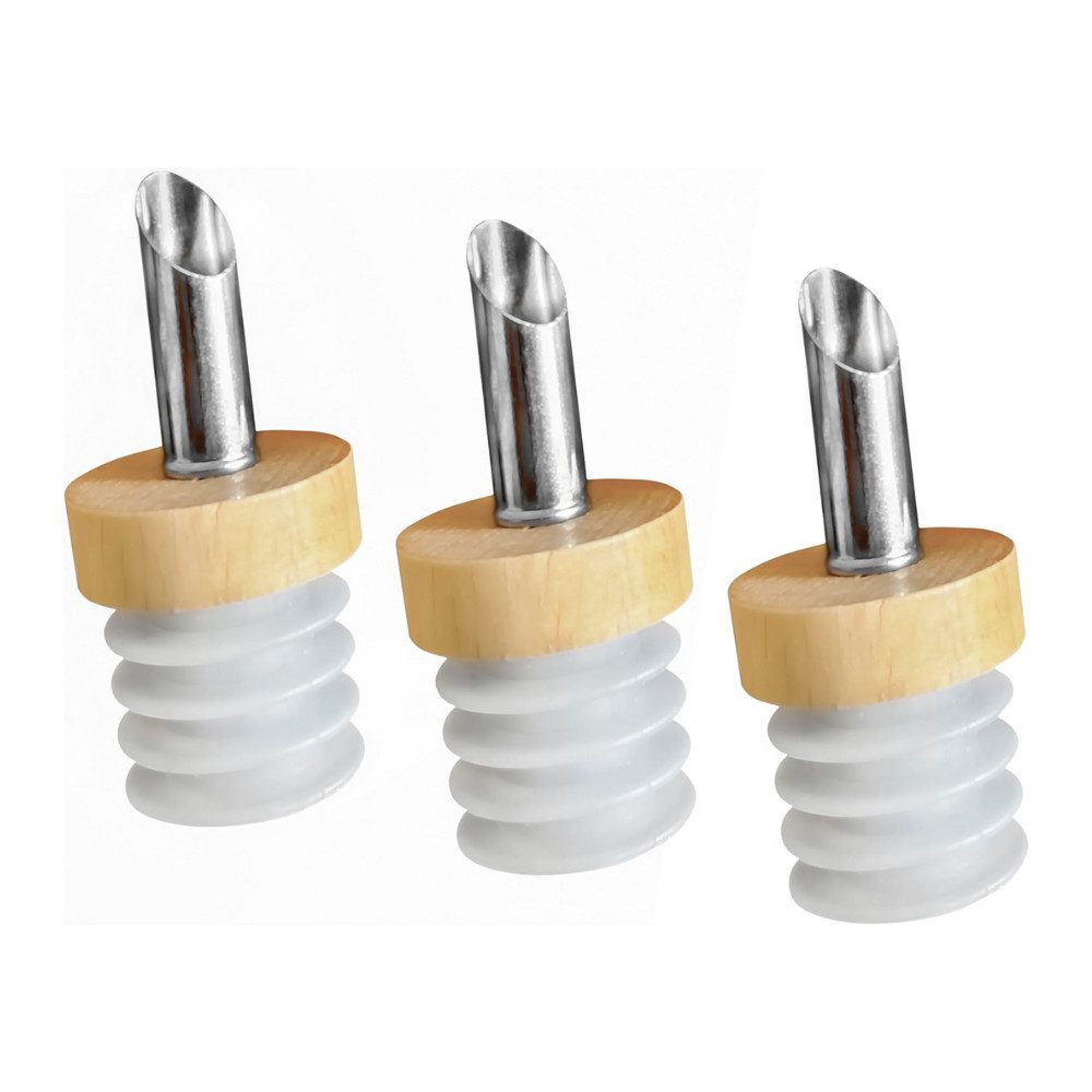 Layba Flaschenausgießer LAYBA Flaschenausgießer 3er-Set Braun