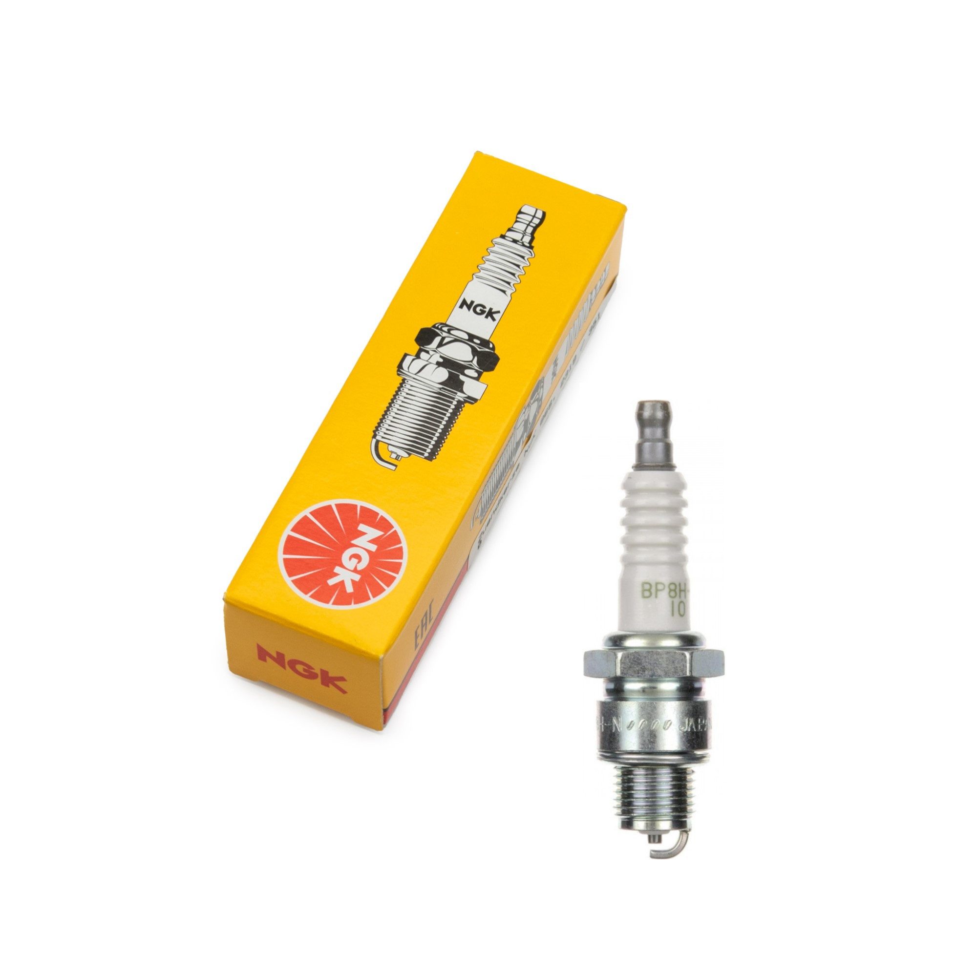 NGK Zündkerze BP8H-N-10 Kurzgewinde Ø 14 mm 12,7 mm Wärmewert 8 1,00 mm