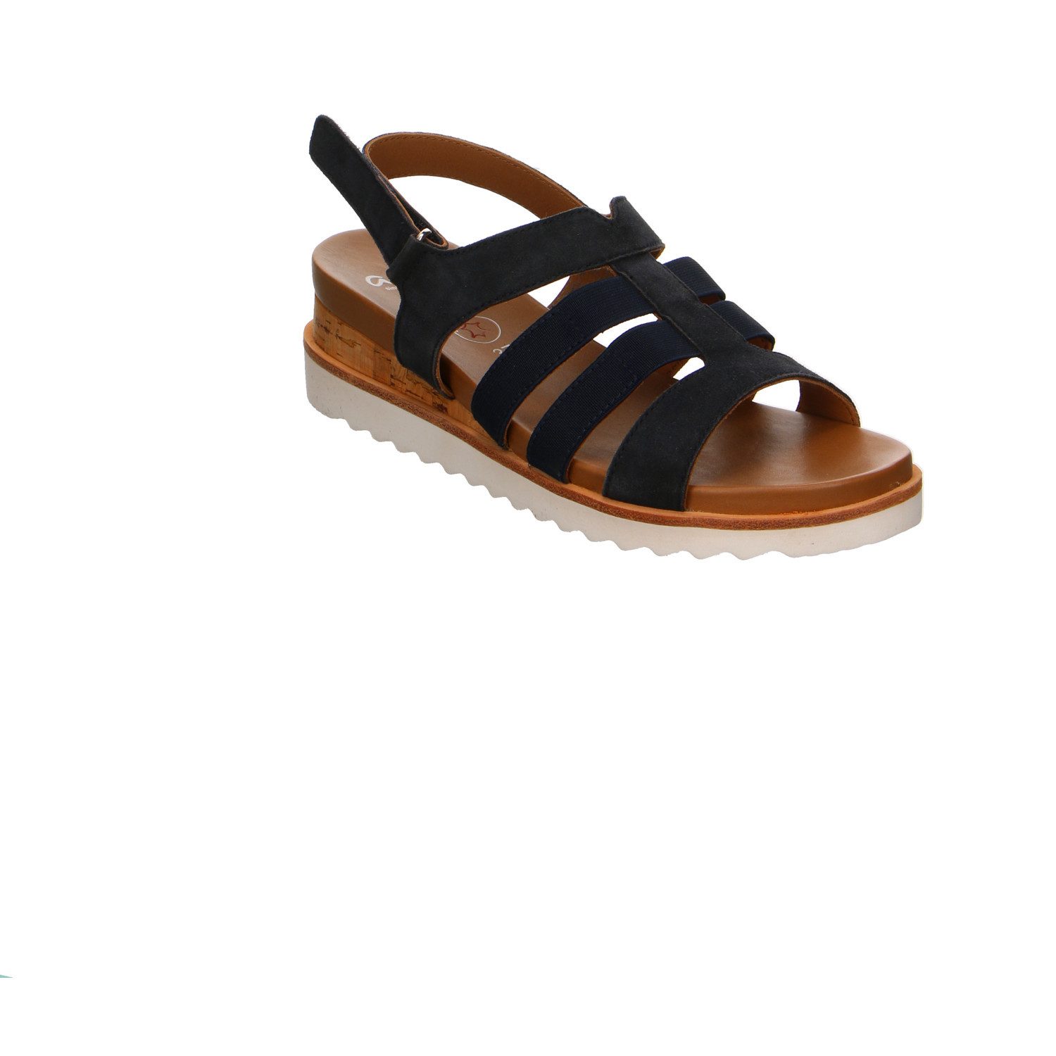 Ara Ara Nubuk Comfort Sandale blau Trekkingsandale