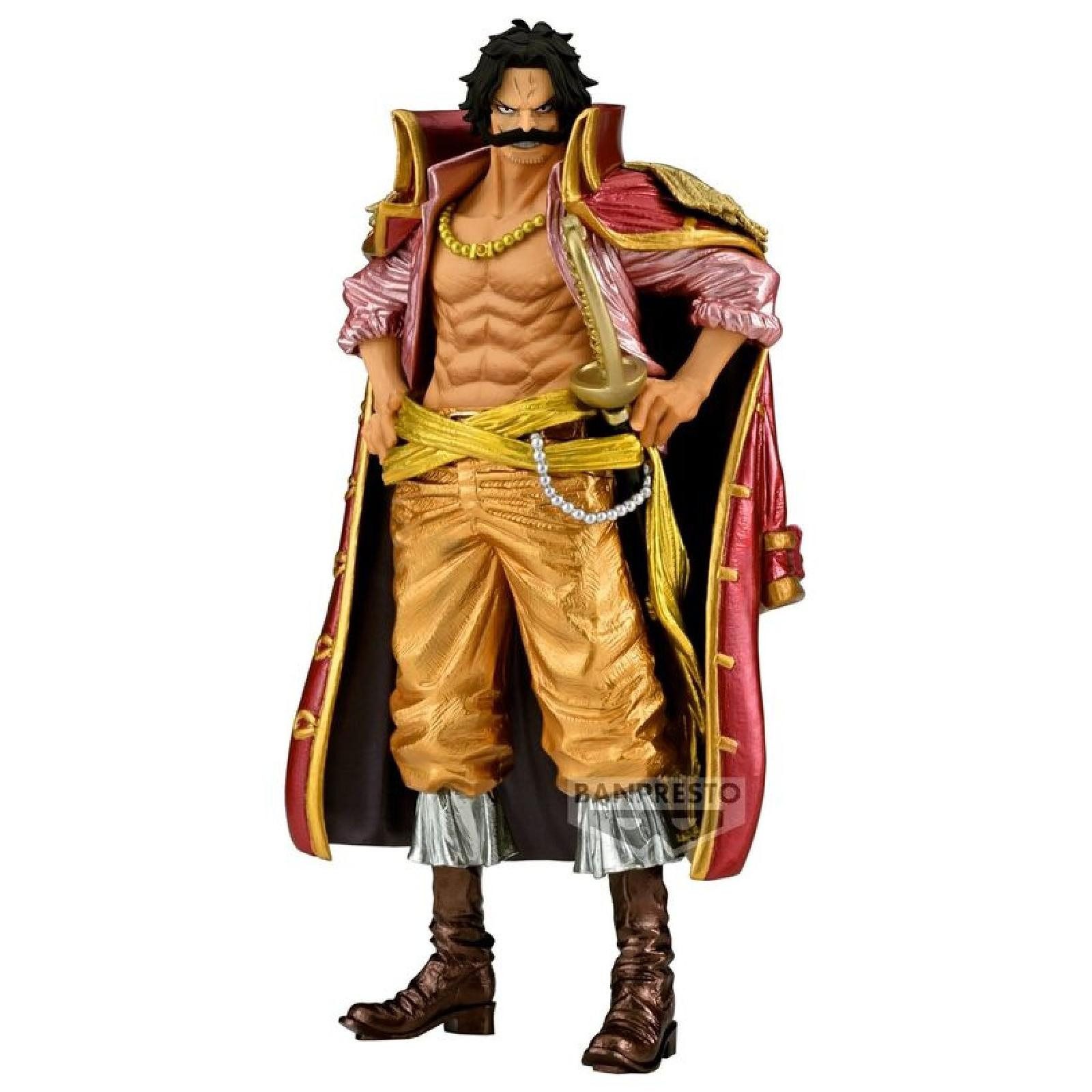Banpresto Sammelfigur One Piece Gold.D.Roger Battle Record Figur 23cm