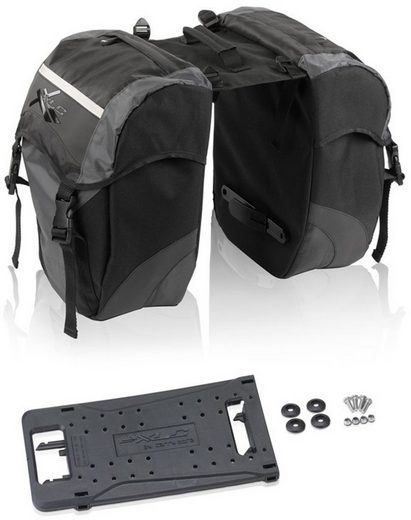XLC Gepäckträgertasche »Doppelpacktaschen Carry more« (2-tlg)