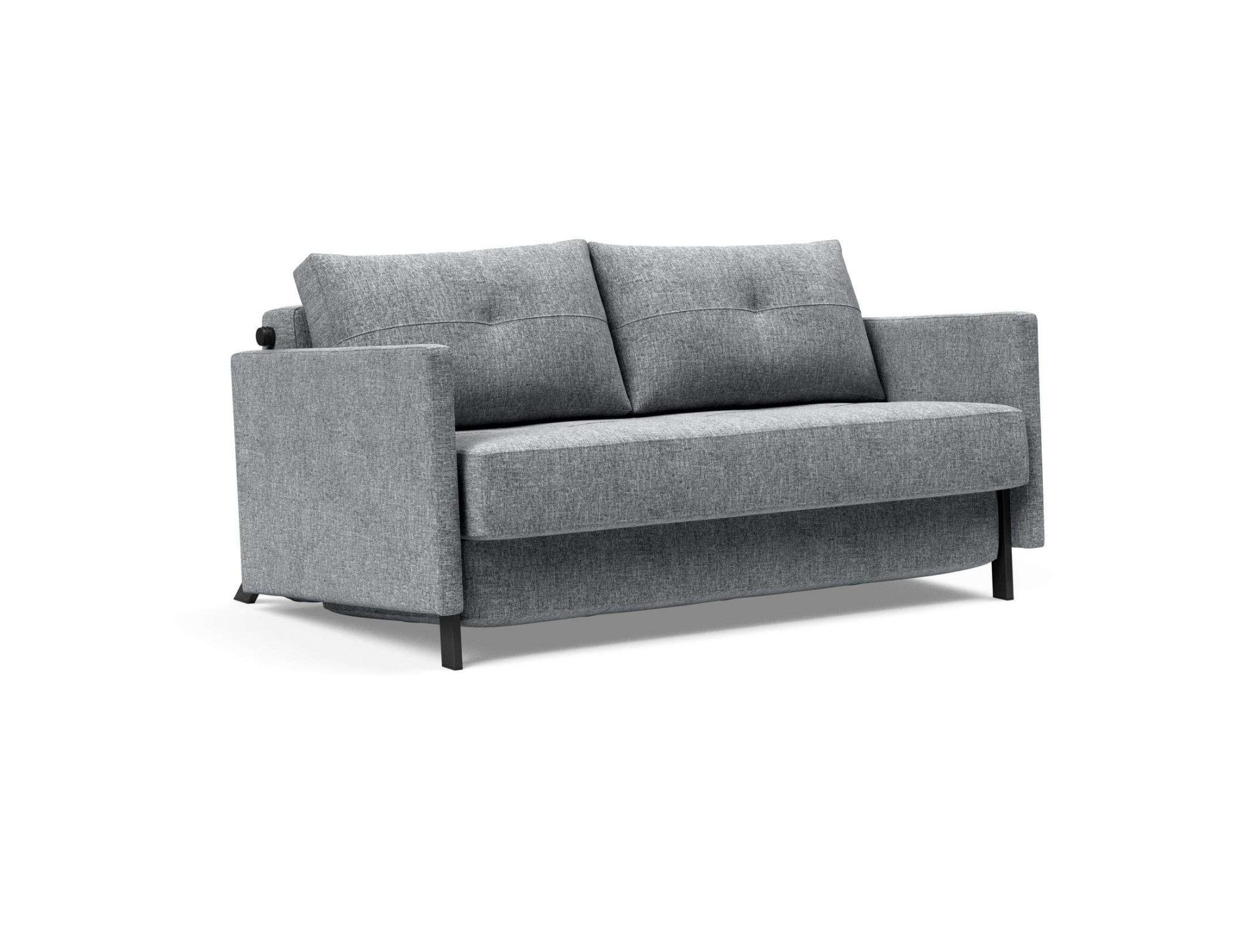 INNOVATION LIVING ™ Schlafsofa Cubed Klappsofa, hochwertige Schlaffunktion, Design und extra Komfort, Frontauszug, sehr platzsparend, abgewinkelt Sitzen, waagerecht liegen
