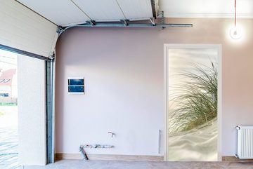 MuchoWow Türtapete Dünen mit Strandhafer in der Sonne des Nationalparks, Matt, bedruckt, (1 St), Fototapete für Tür, Türaufkleber, 75x205 cm