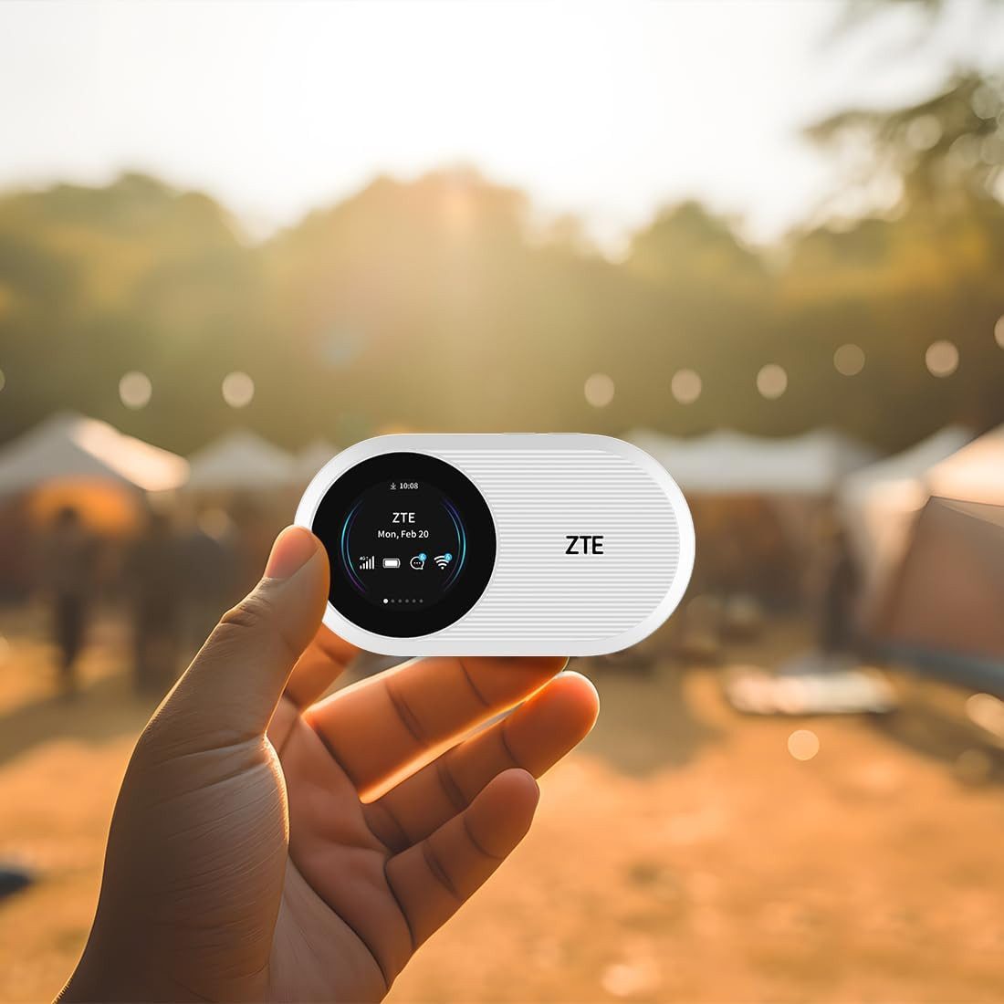 ZTE ZTE U10S Pro 4G Mobile WiFi6 Hotspot Mobiler WLAN Router - Weiss Mobiler Router