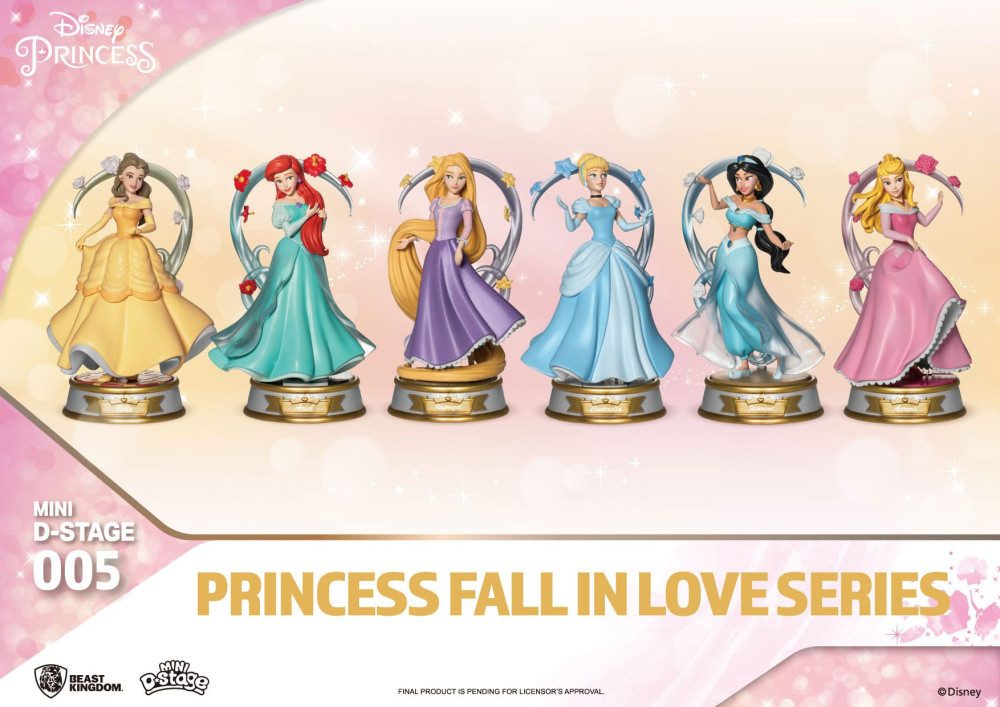 Beast Kingdom Toys Merchandise-Figur Disney Mini Diorama Stage Statuen Princess Fall In Love Series 12 cm S