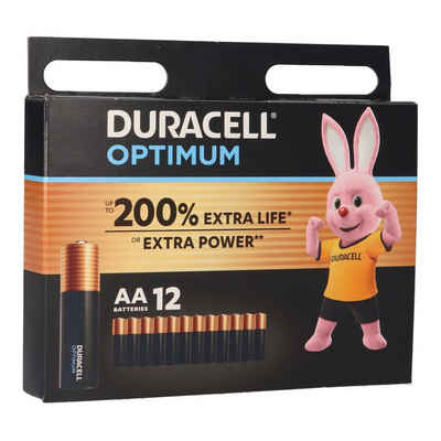 Duracell Duracell MN1500 AA Mignon Batterie Optimum 12er Blister Batterie