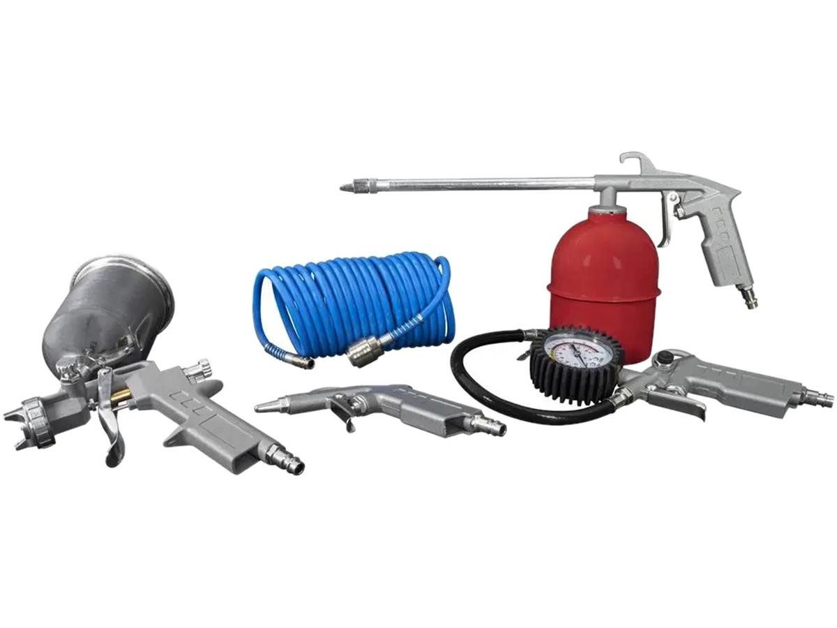 Druckluftwerkzeug Set Metall 5-tlg.