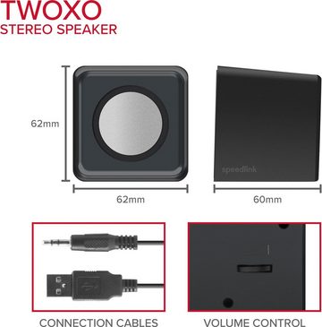Speedlink TWOXO Stereo PC-Lautsprecher