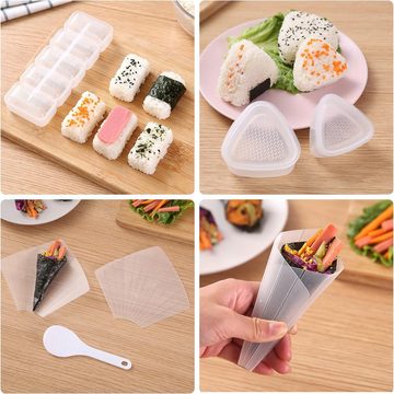 MLRYH Sushi-Roller Sushi DIY-Set: 22-teiliges Sushi Maker Kit mit Bambusmatten & Zubehör, (Sushi-Maker-Set 22-tlg), Antihaftbeschichtung für einfache Reinigung & perfekte Rollenbildung.