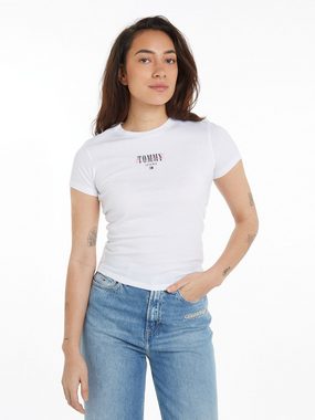 Tommy Jeans T-Shirt TJW 2 PACK SLIM ESSENTIAL LOGO 1 mit Tommy Jeans Flagge