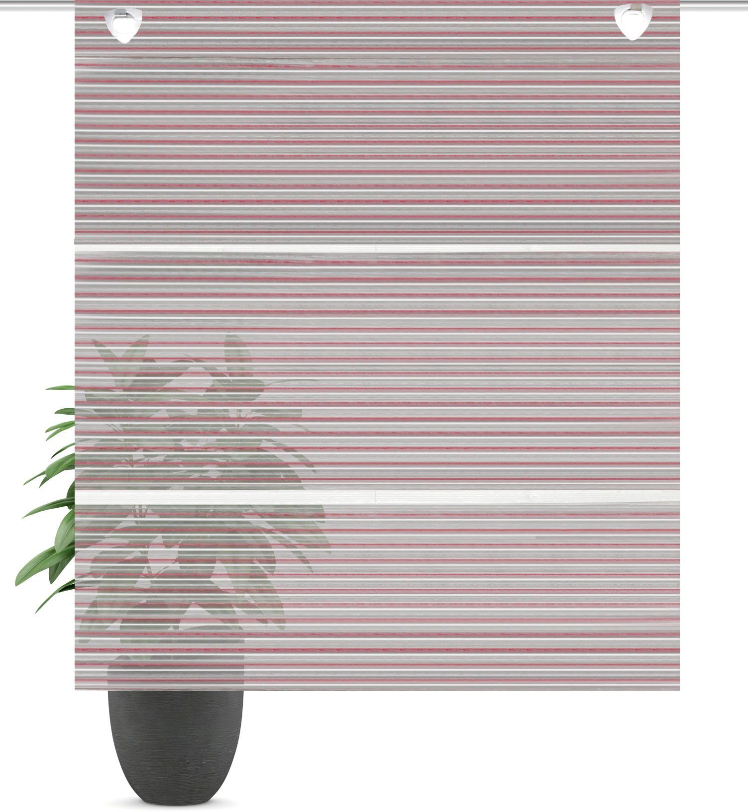 HOME WOHNIDEEN Raffrollo JÖRG, mit Ösen, ohne Bohren, freihängend, Magnetro günstig online kaufen