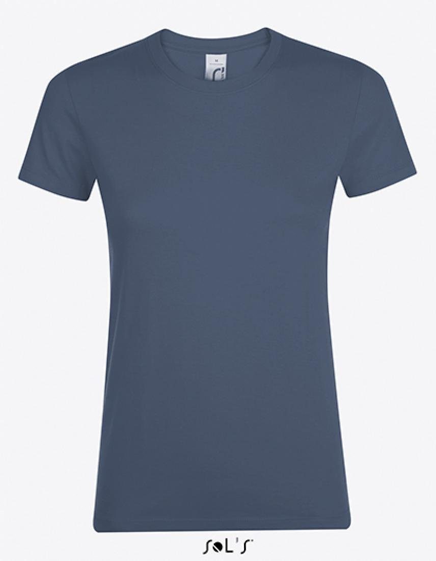 SOLS Rundhalsshirt Damen Regent T-Shirt / Halbgekämmte ringgesponnene Baumw günstig online kaufen