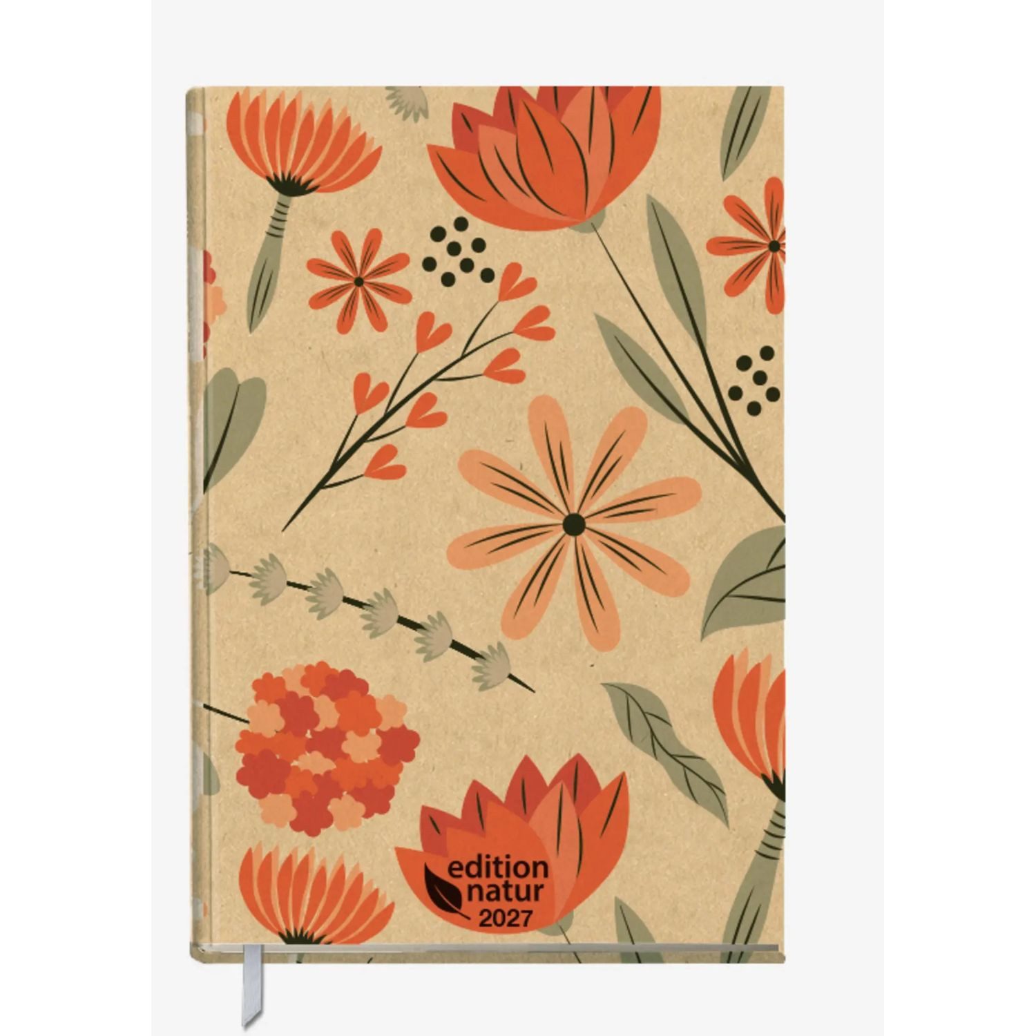 Korsch Verlag Taschenkalender Chef-Timer Edition Natur Floral Symphony 2027
