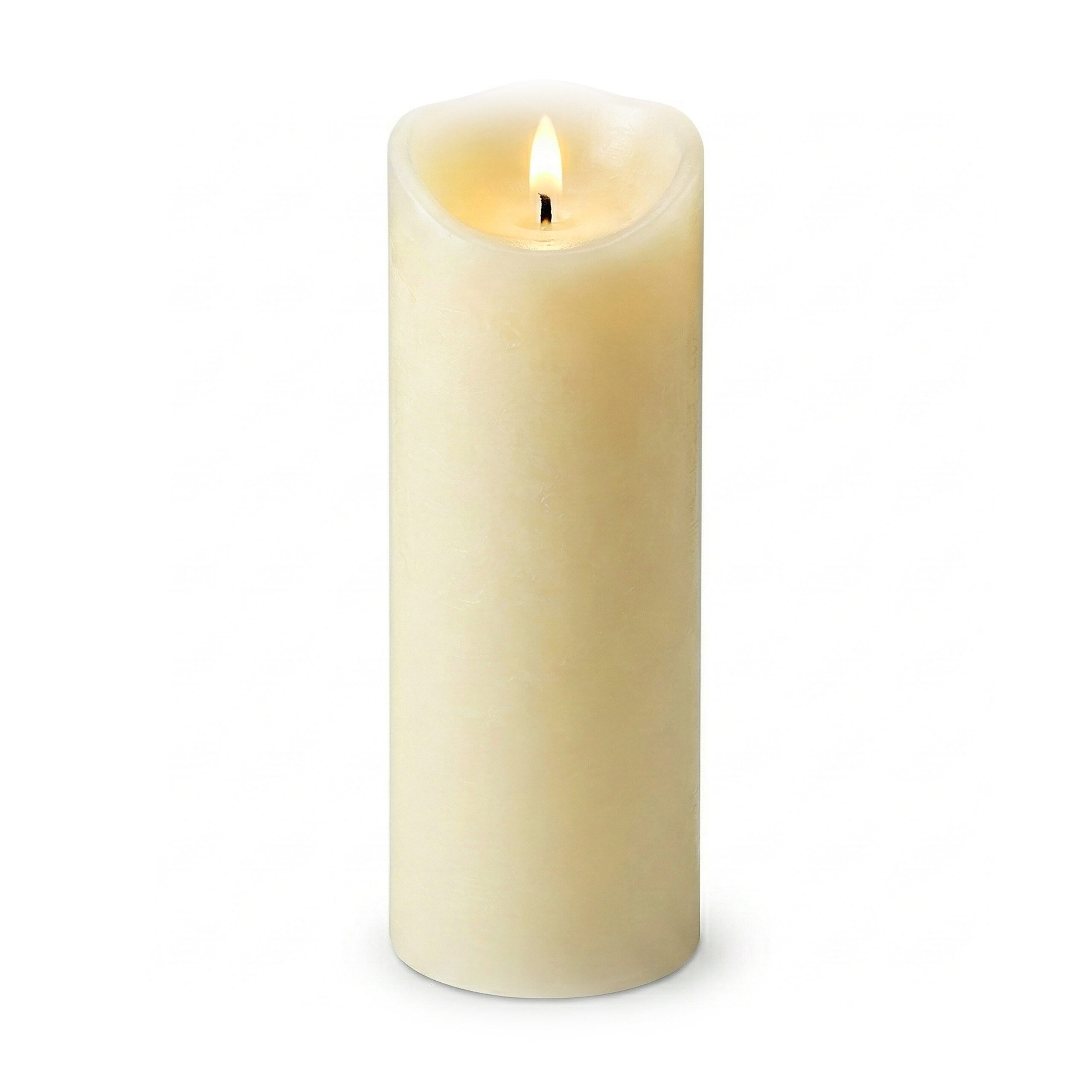relaxdays LED-Kerze 30 cm hoch, LED, Warmweiß, Champagner