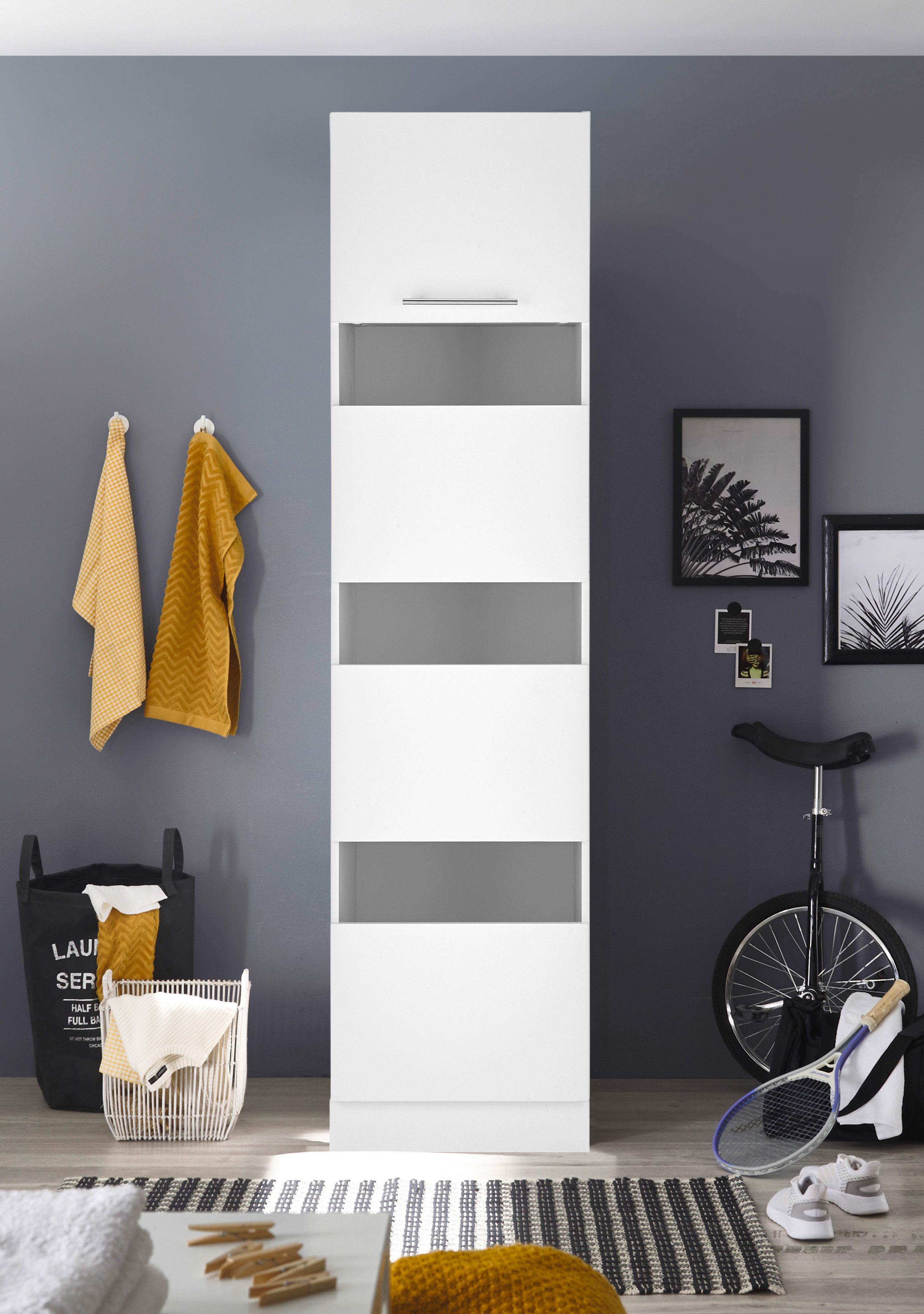 RESPEKTA Wäscheschrank Clara (B x T x H) 50 x 67,6 x 200 cm