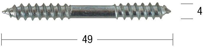 GARESA Stangenverbinder Vollholzstangen (Stockschraube), (1-tlg), Stockschr günstig online kaufen
