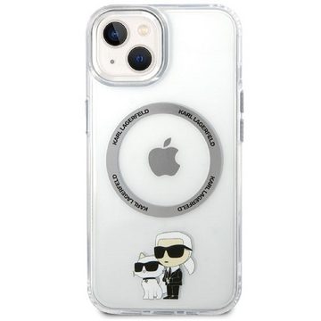 KARL LAGERFELD Handyhülle Case iPhone 13 MagSafe Katze Choupette 6,1 Zoll, Kantenschutz