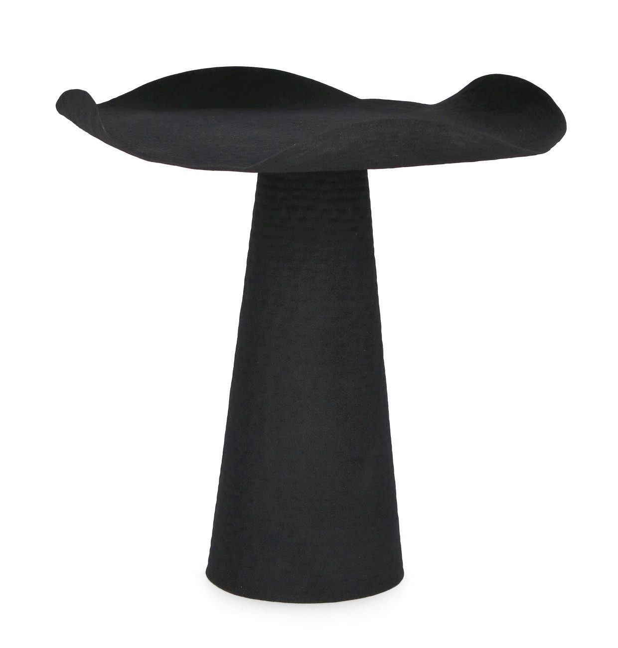 Feeling4Home Beistelltisch Lalita aus Metall Ø 46 cm, Schwarz