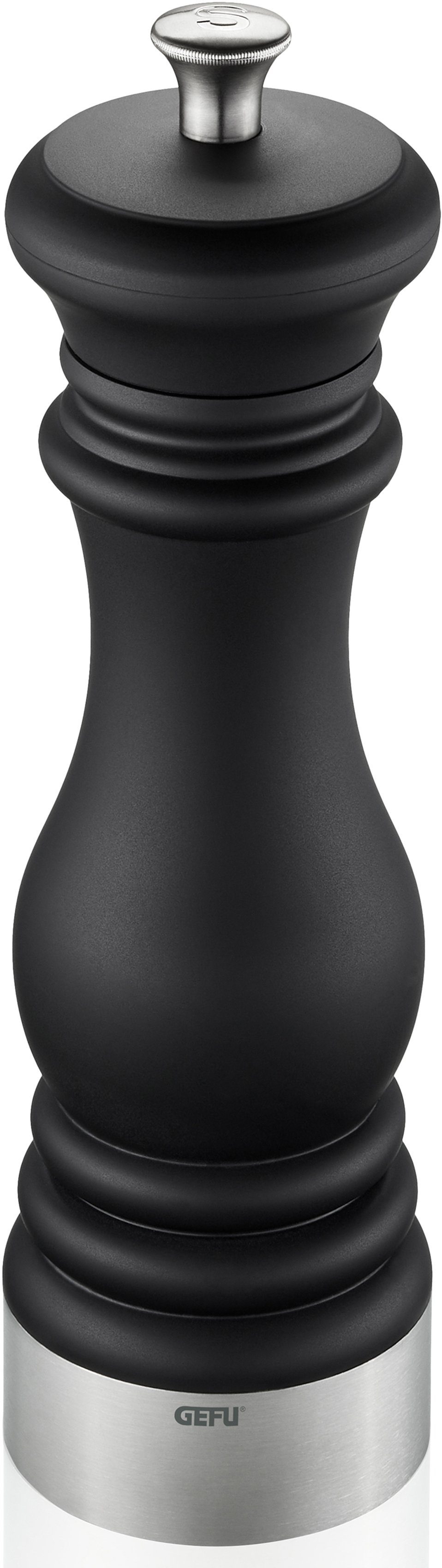 GEFU Salz-/Pfeffermühle FLAVIO® manuell, stufenlos einstellbares Keramik-Mahlwerk