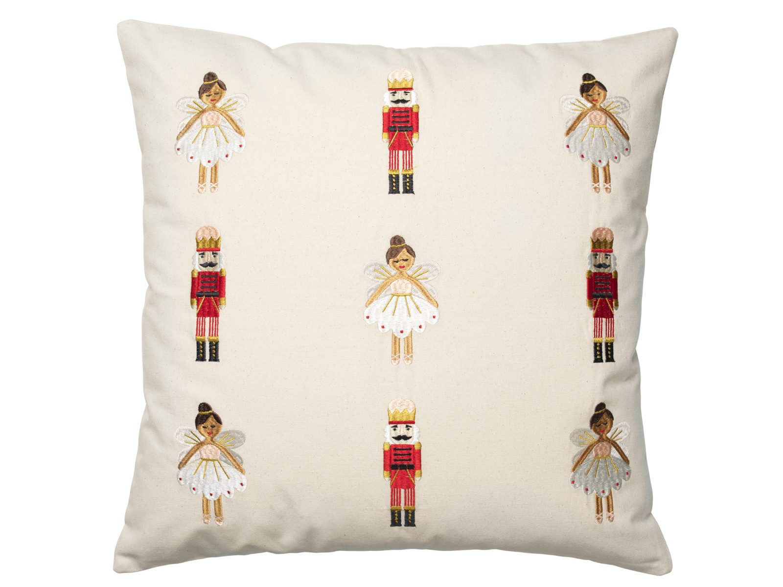 Broste Copenhagen Dekokissen Fairy Tale Kissenbezug beige 50x50cm günstig online kaufen