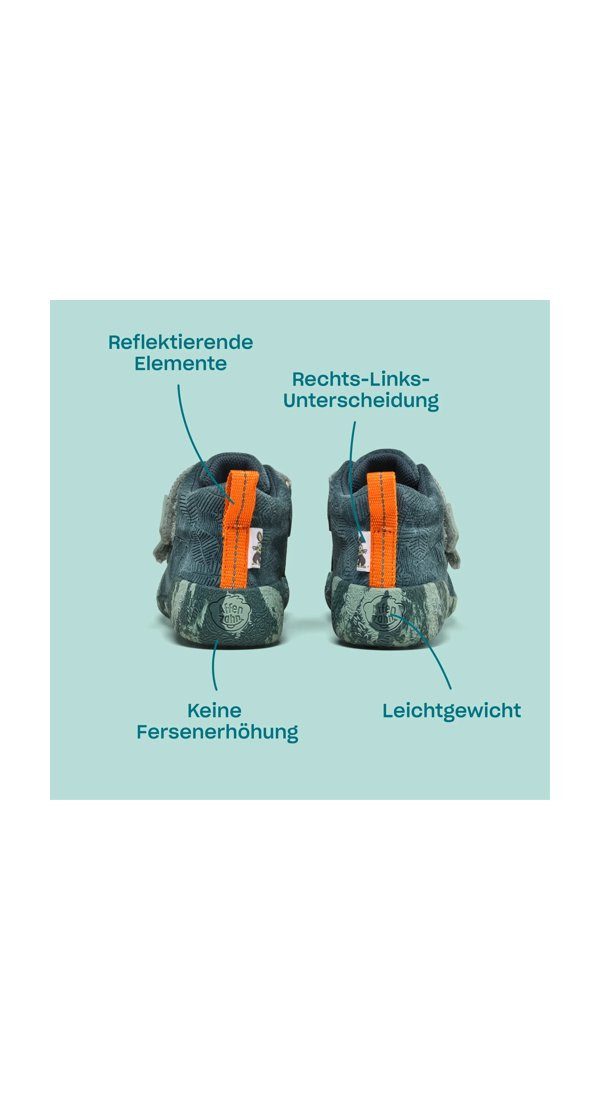 Affenzahn Leder Talky Lauflernschuh aus echtem Leder