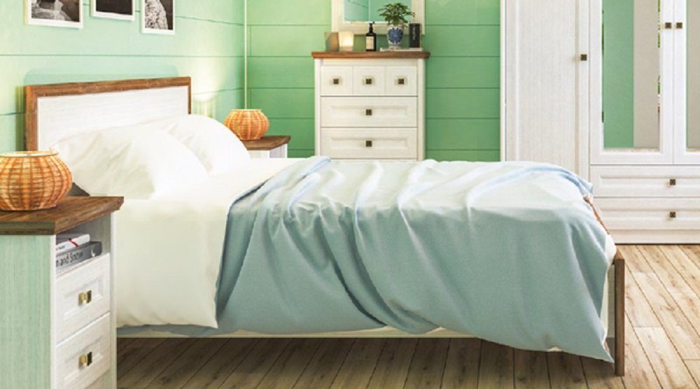 Feldmann-Wohnen Bett Tiwoli (Doppelbett), Ausführung wählbar: mit oder ohne Bettkasten