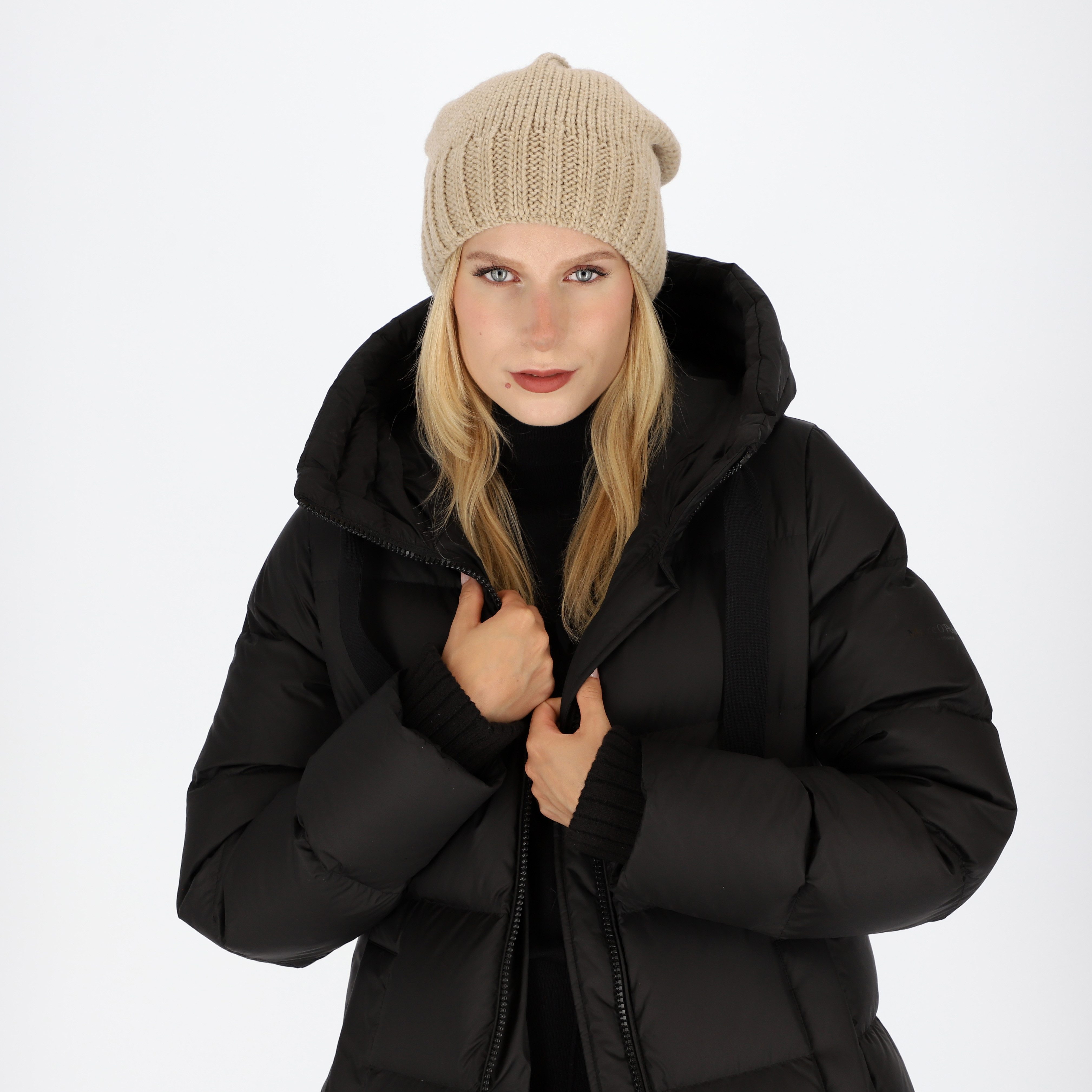 halsüberkopf Accessoires Strickmütze Beanie mit Rippe mit Innenfleece günstig online kaufen