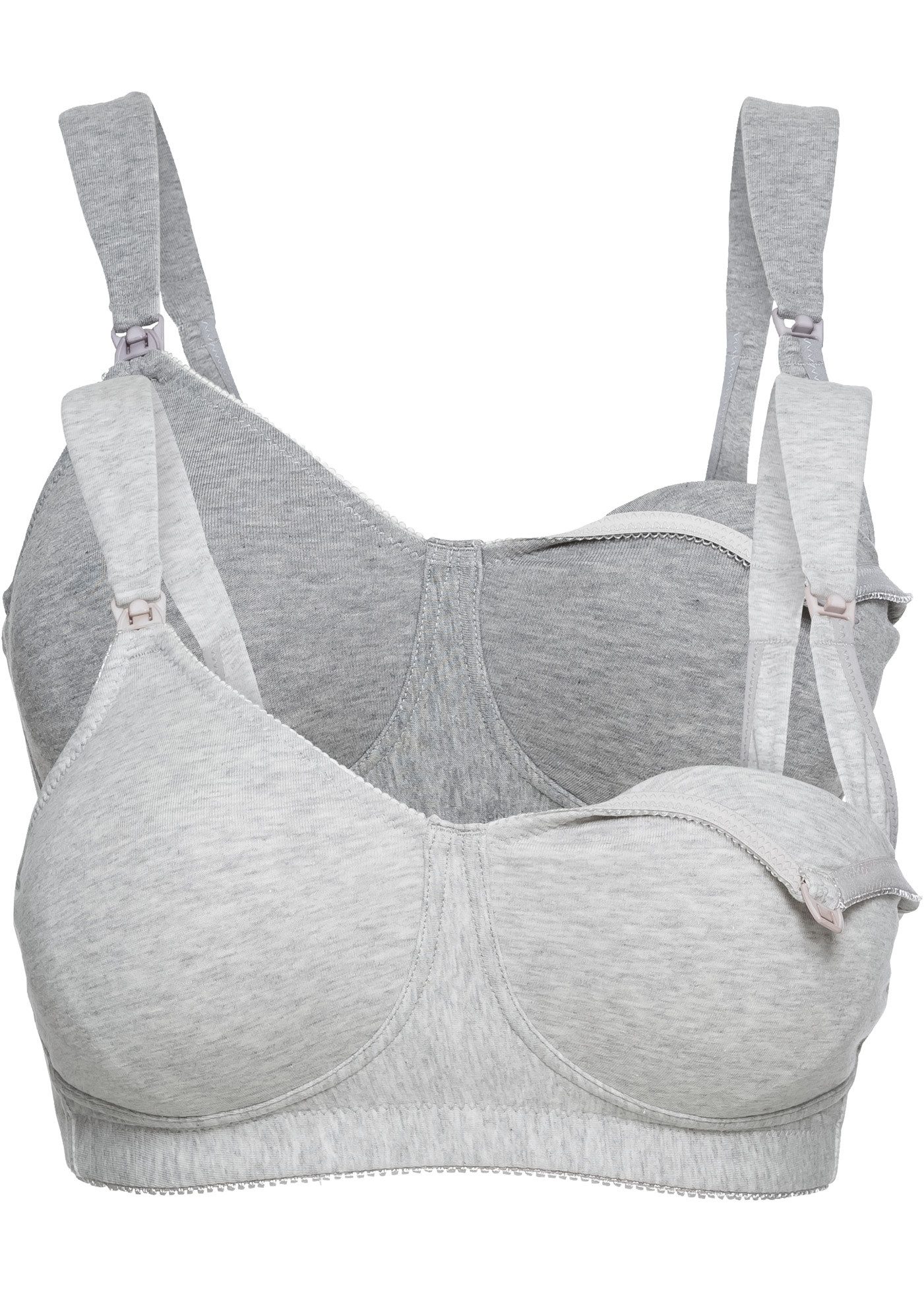 bonprix Still-BH (Packung, 2-tlg., 2er) für den Alltag, mit Klickverschluss am Cup, nahtlos vorgeformte Cups