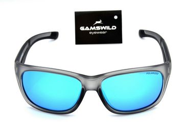 Gamswild Sonnenbrille UV400 GAMSSTYLE Modebrille TR90 Komfortbügel Damen Herren Unisex Modell WM4934 in, grün, schwarz-grün, blau/grau -transparent