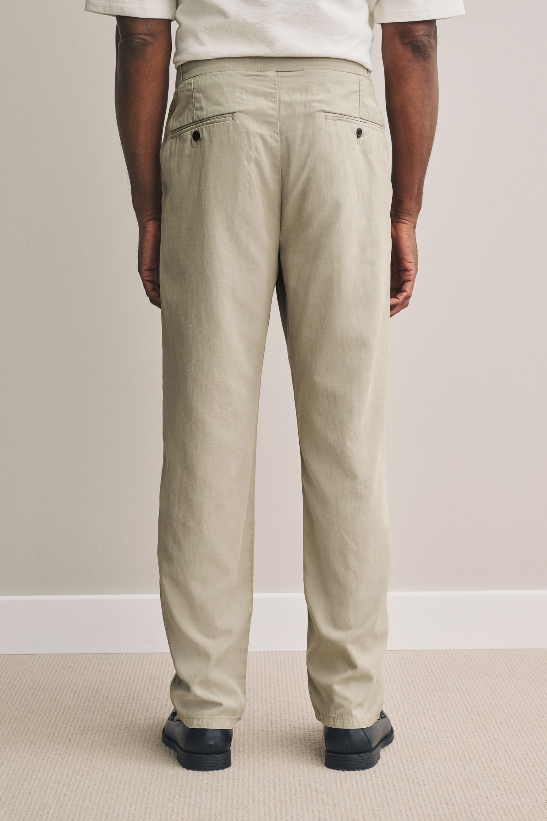 Next Leinenhose Signature Hose aus weichem günstig online kaufen