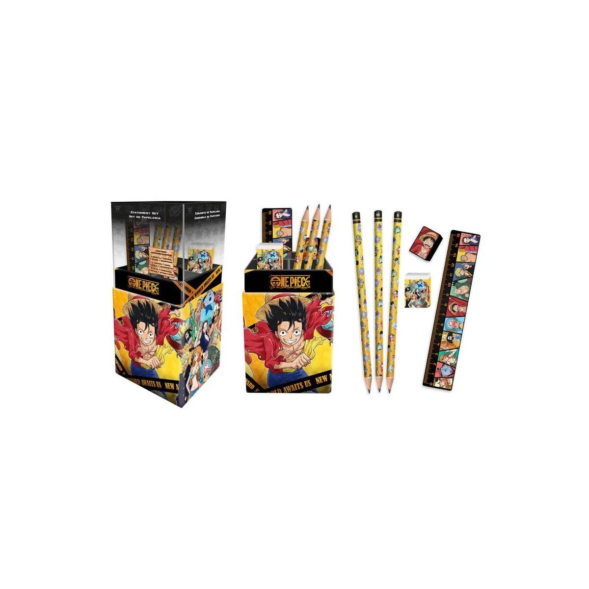 One Piece Kreativset One Piece Schreibtisch Stifthalter Set