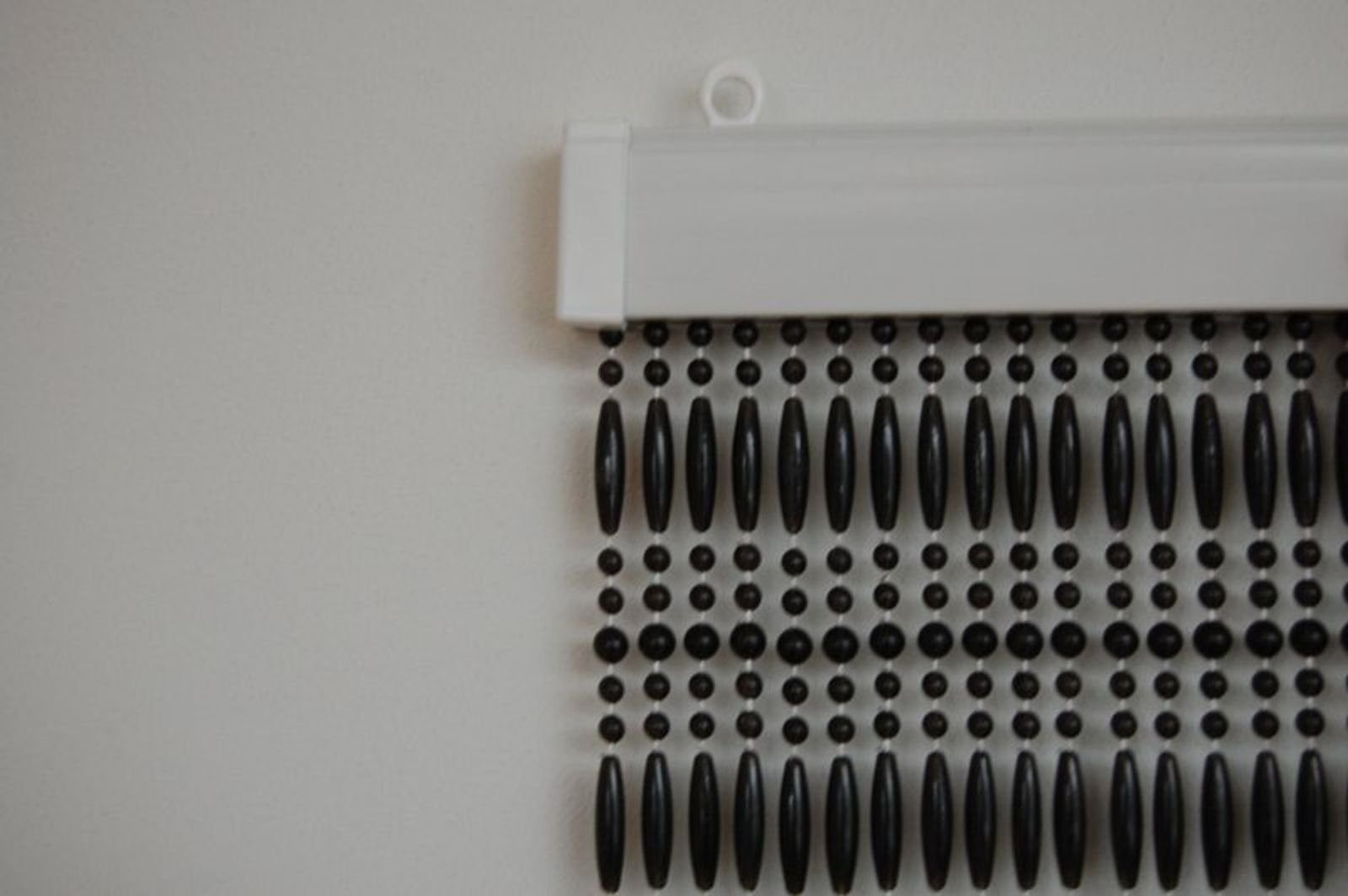 La Tenda Perlenvorhang CASA FREJUS 1 Türvorhang braun, Ösen, transparent, 90 x 210 cm, Perlen - Länge individuell kürzbar