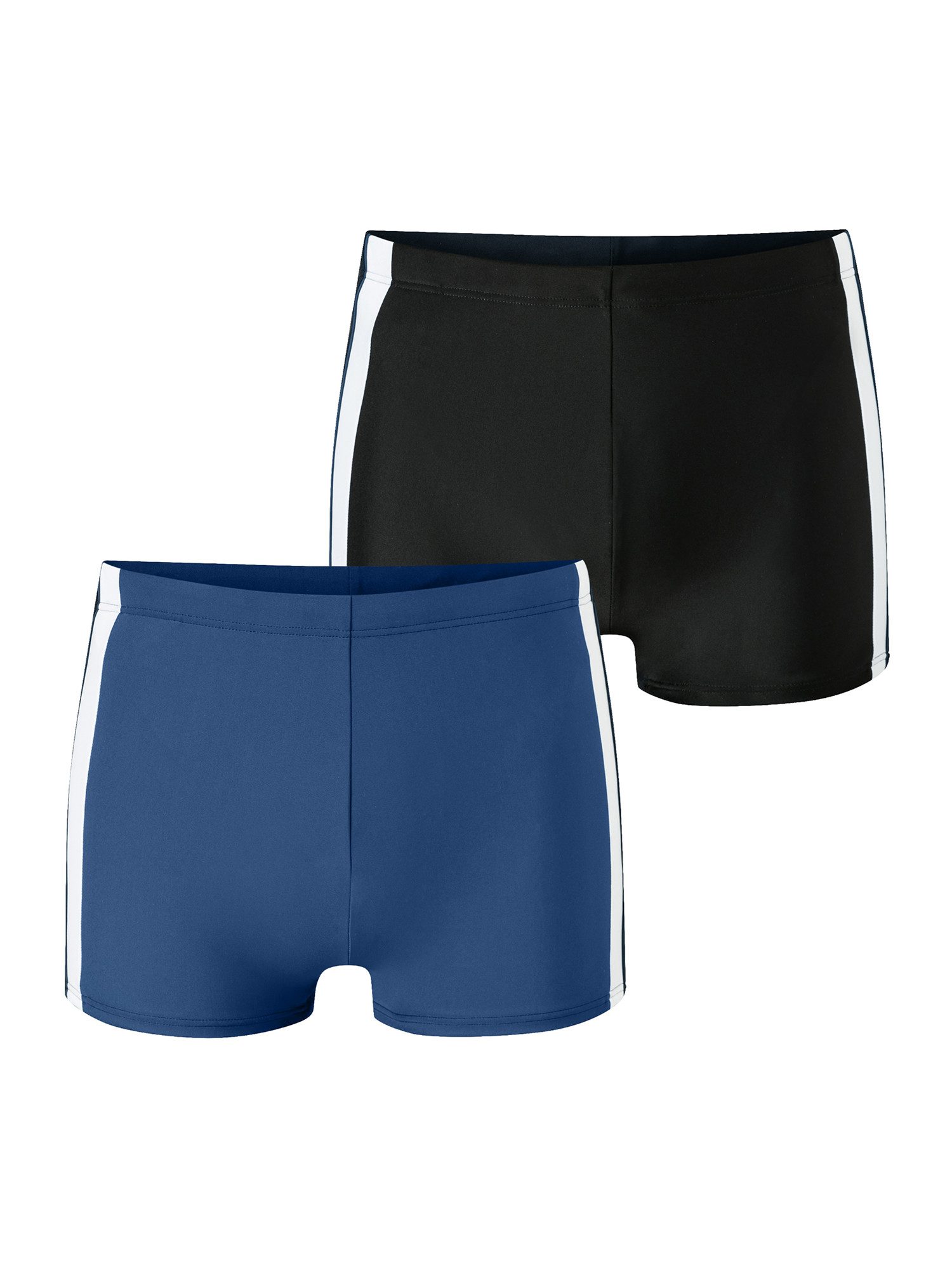 Schiesser Boxer-Badehose Ocean Swim (2-St) Badeboxer, Schwimmshorts Boxer, Badeshorts
