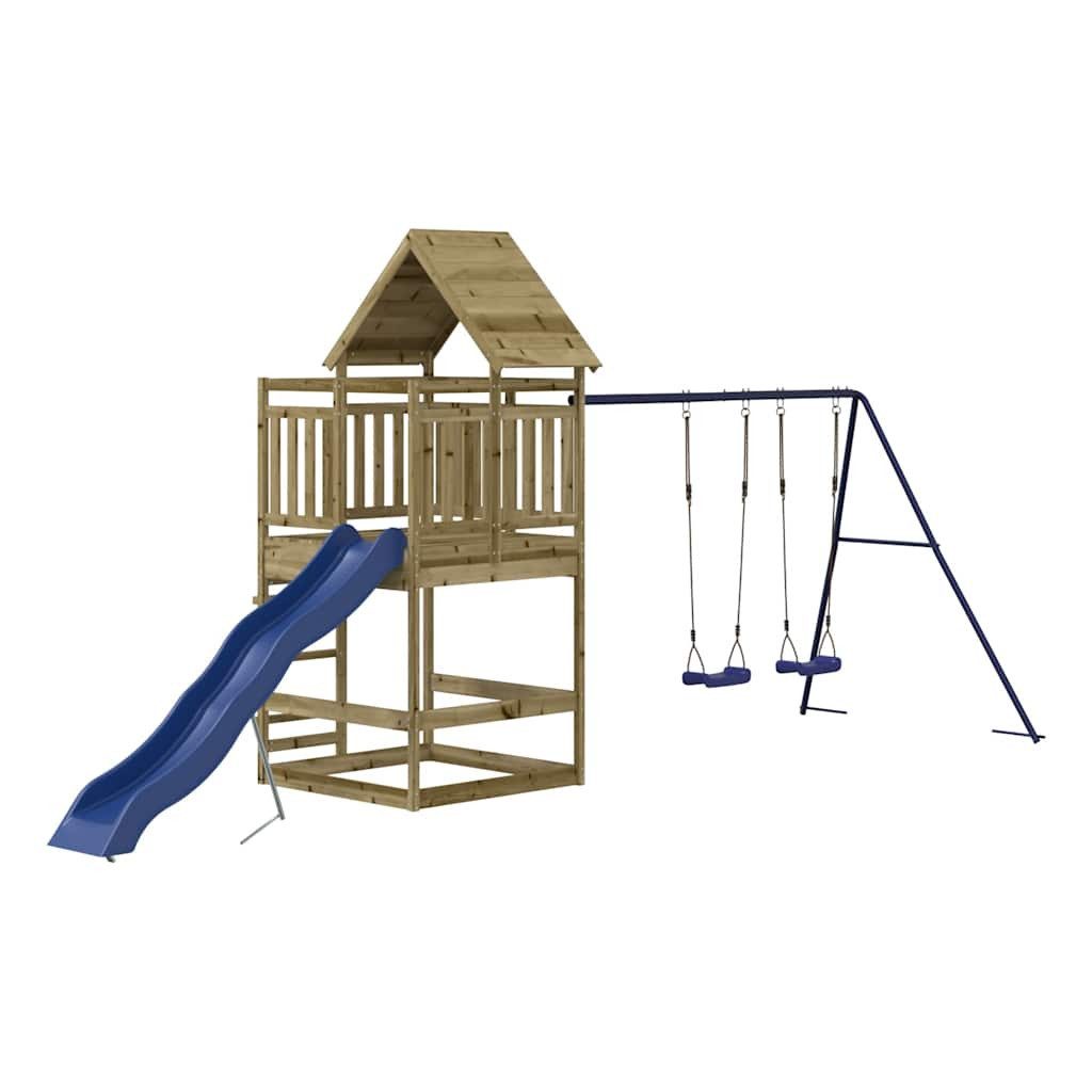 vidaXL Spielturm Spielturm Imprägniertes Kiefernholz
