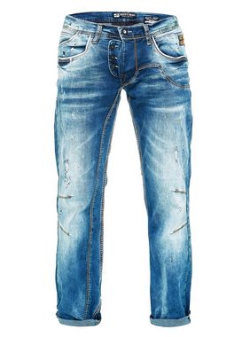 Rusty Neal Bequeme Jeans im Regular Fit-Schnitt