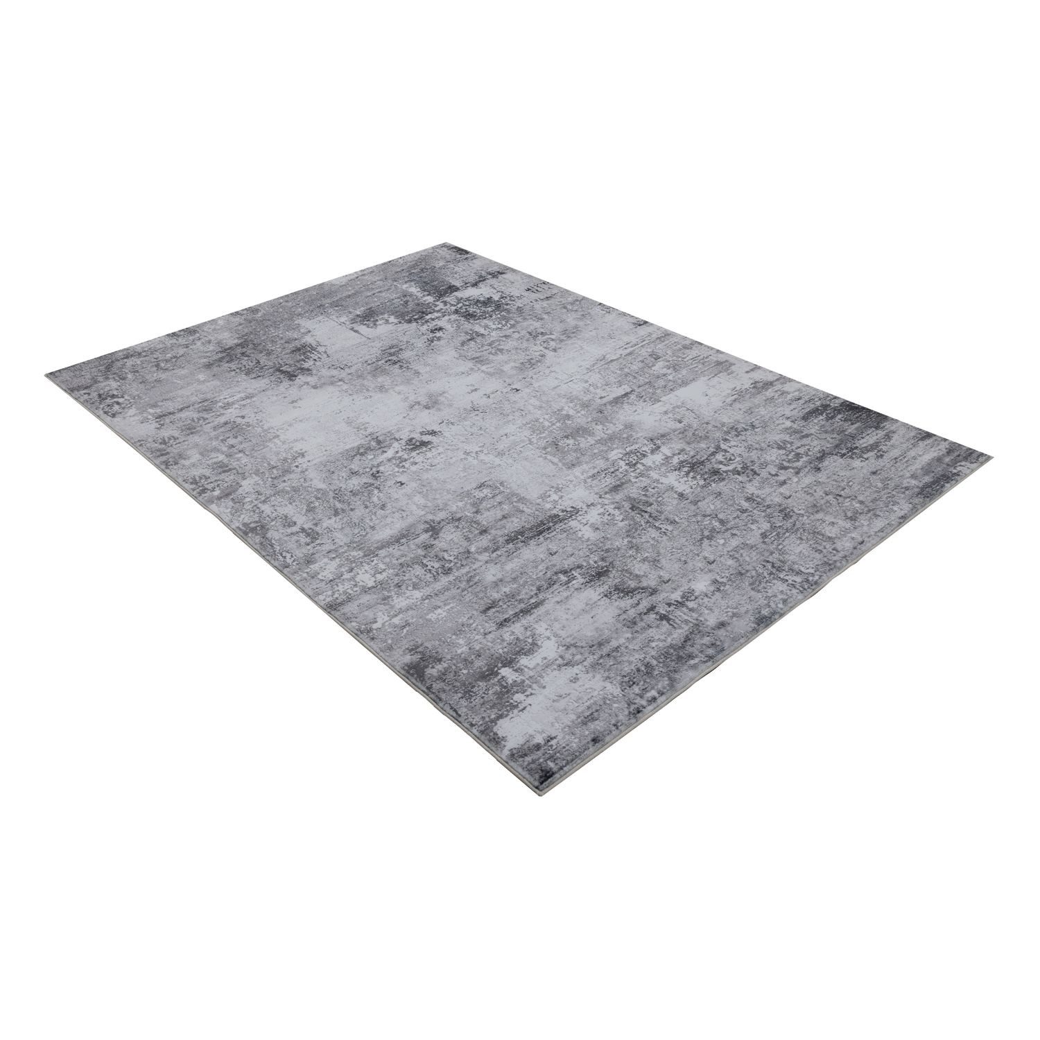 Teppich Boss Teppich Kurzflor Teppich Eva 330 - Grau, rechteckig, Höhe: 12 mm