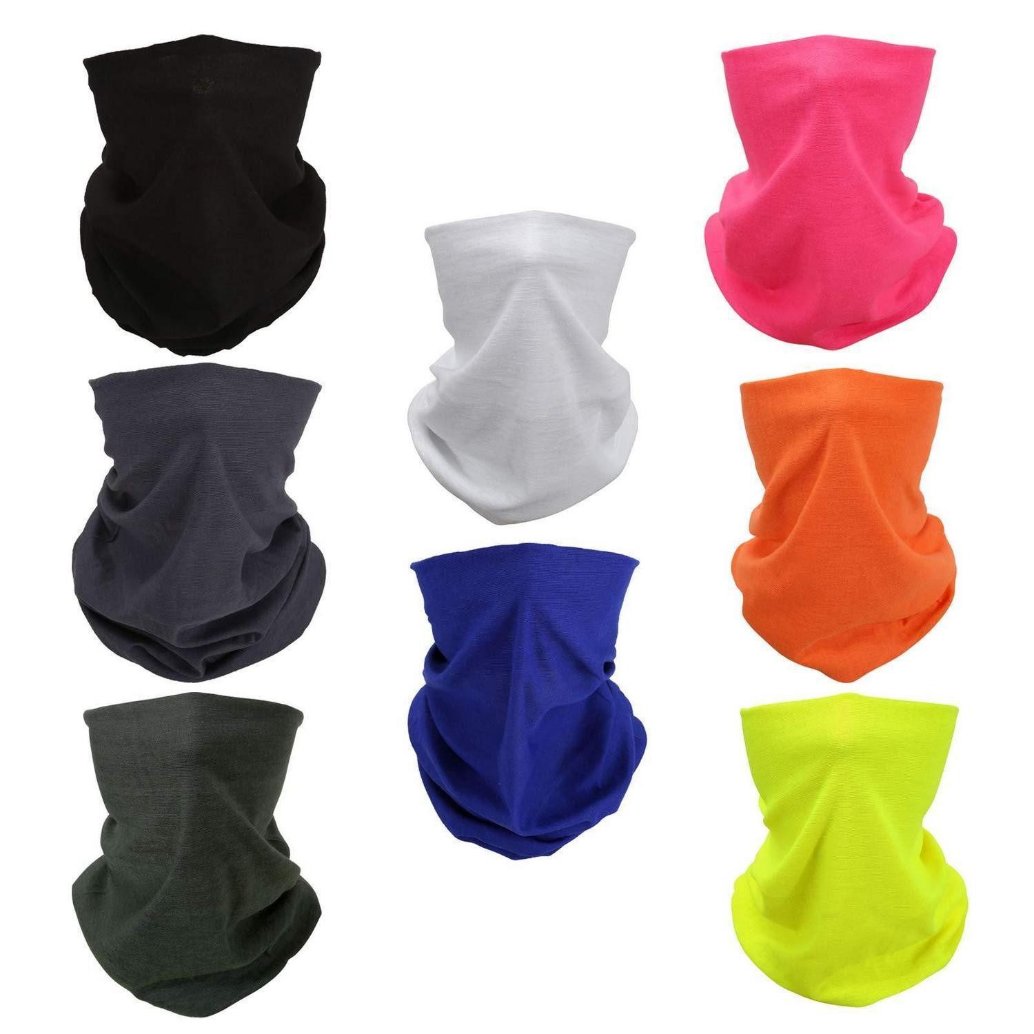 LuxusKollektion Multifunktionstuch Gesichtsmaske Motorrad Sturmmaske Schwarz