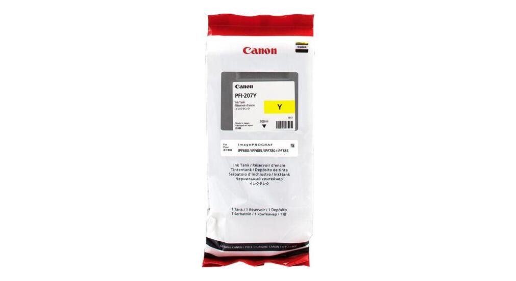 Canon Canon PFI-207Y Druckerpatrone gelb Tintenpatrone