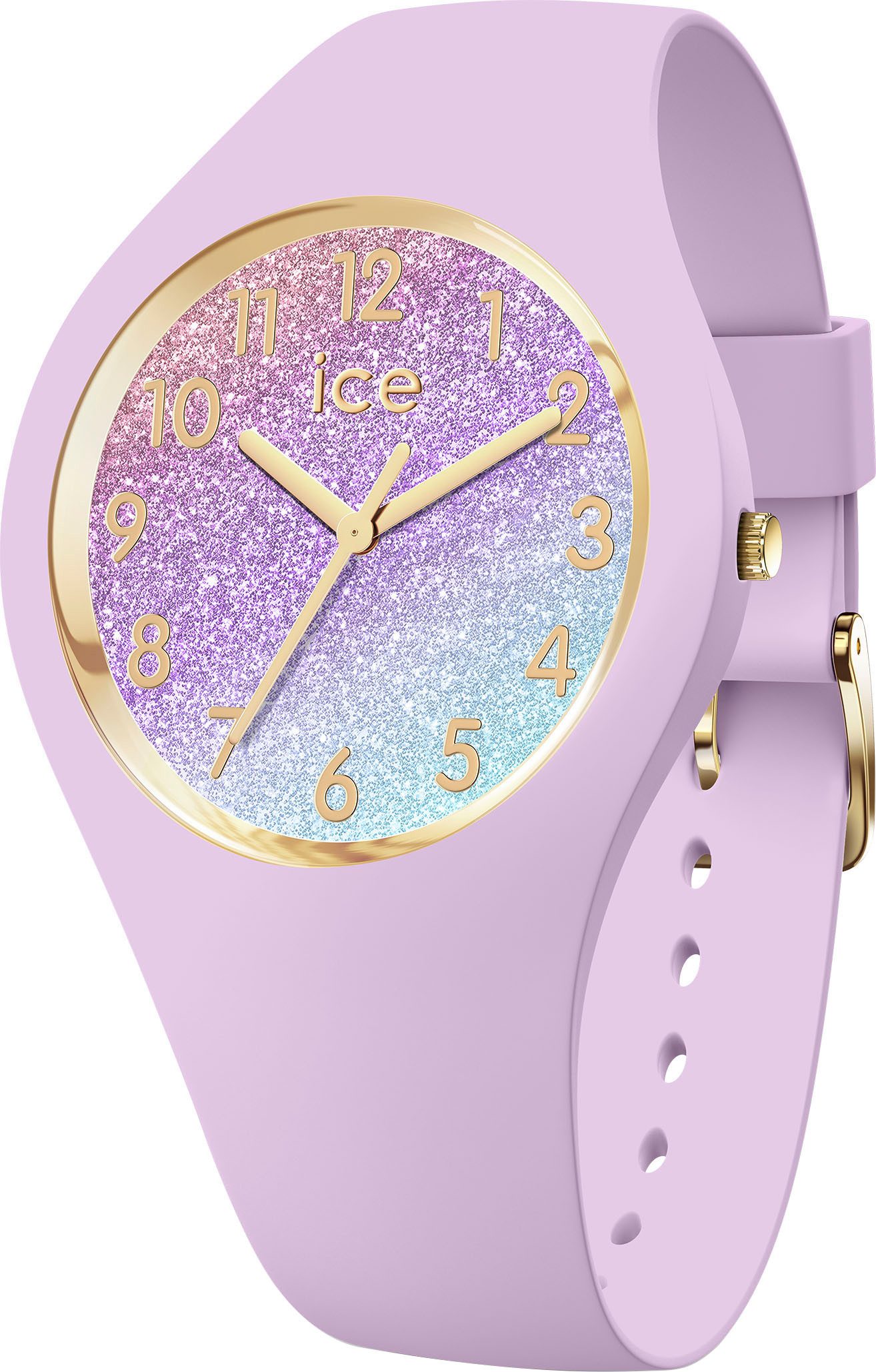 ice-watch Quarzuhr ICE glitter - S31 - 3H 022570, Armbanduhr, Damenuhr, Silikonarmband, bis 10 bar wasserdicht
