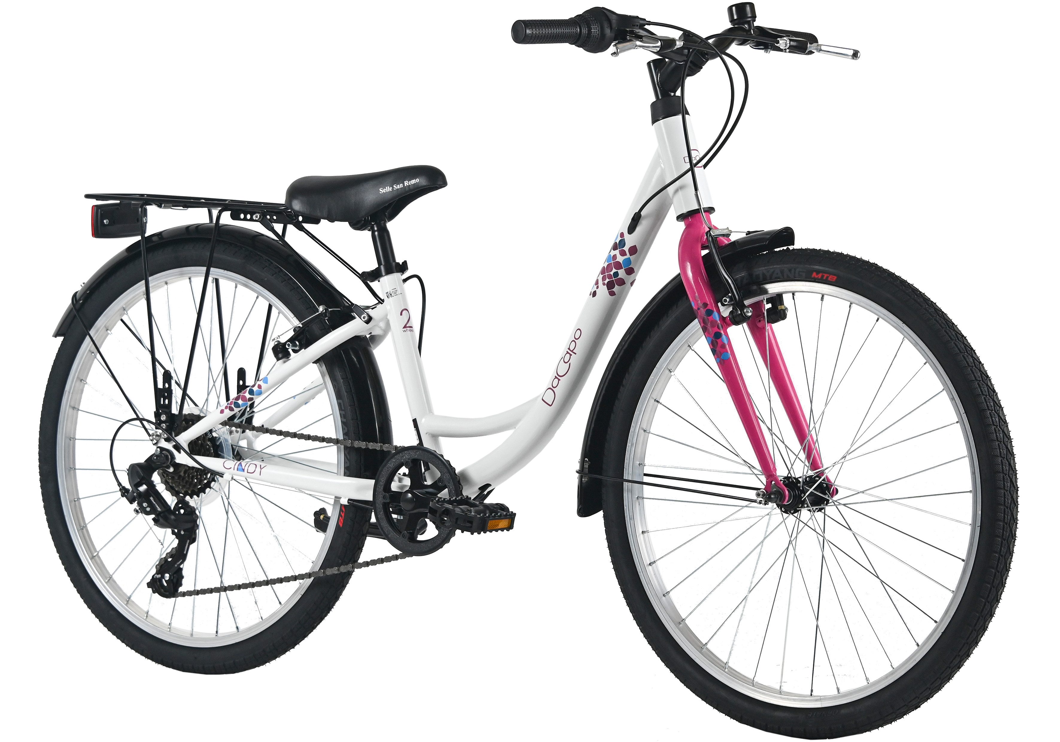 Dacapo Kinderfahrrad DaCapo Kinderfahrrad 24" Cindy 7 Gänge - Ab 8 Jahre, 7 Gang, Kettenschaltung