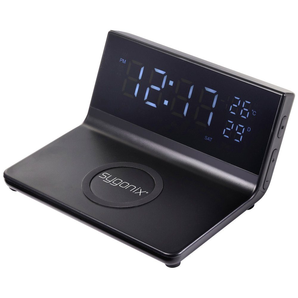 Sygonix Ladestation Alarm Clock with Wireless Charger SY-5459860 Induktions-Ladegerät