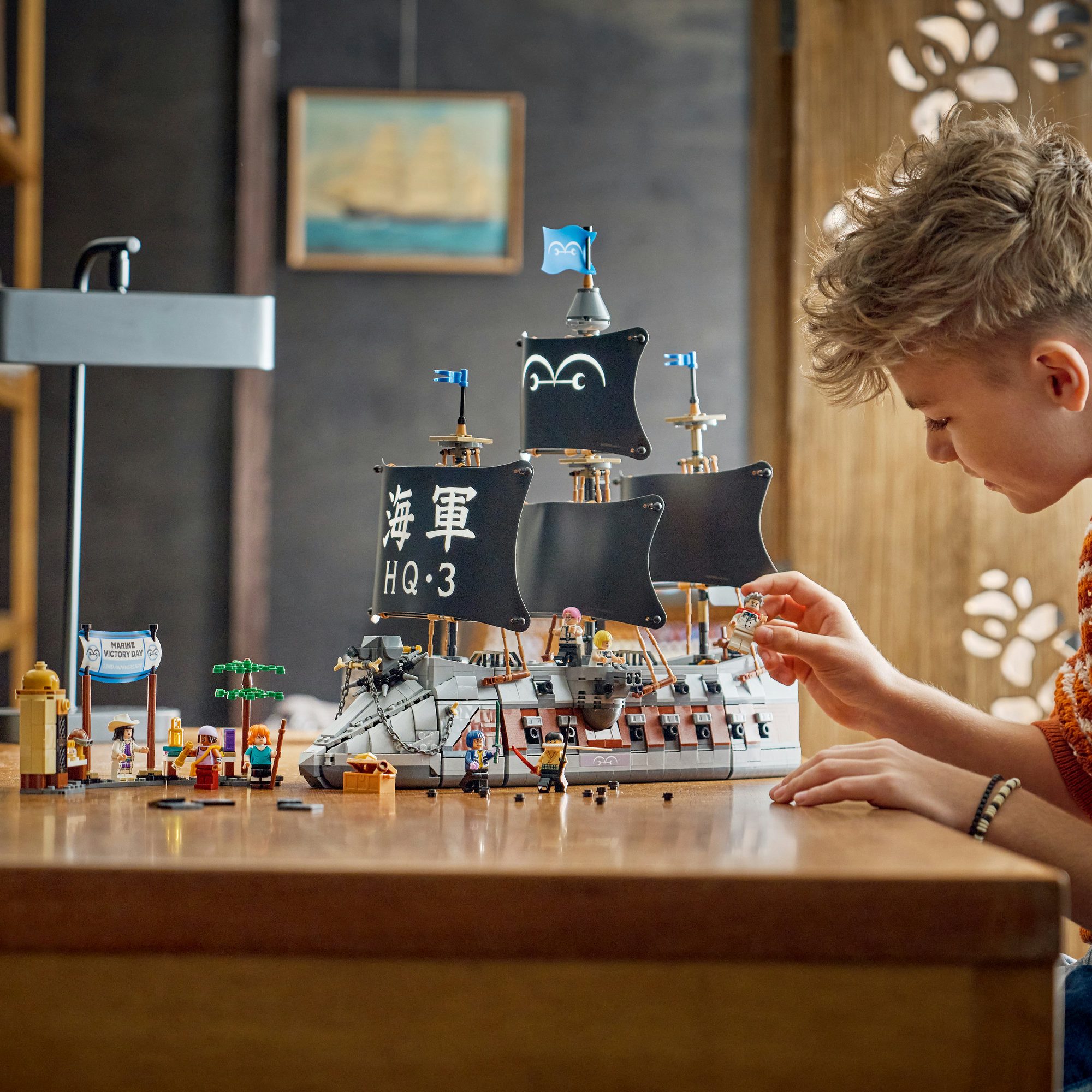 LEGO® Garps Marineschlachtschiff (75646), LEGO ONE PIECE Konstruktionsspielsteine, (1705 St), Made in Europe