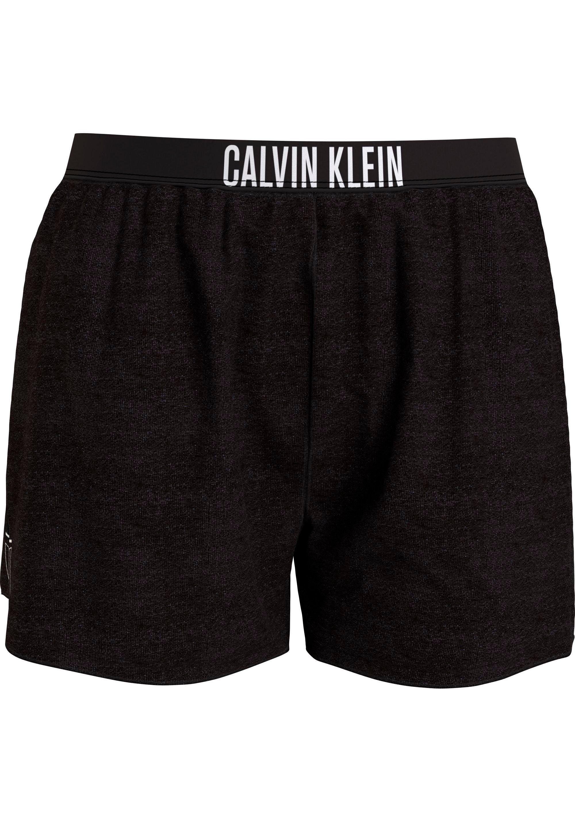 Calvin Klein Swimwear Strandshorts SHORT mit Schlitz an der Seite | Shorts
