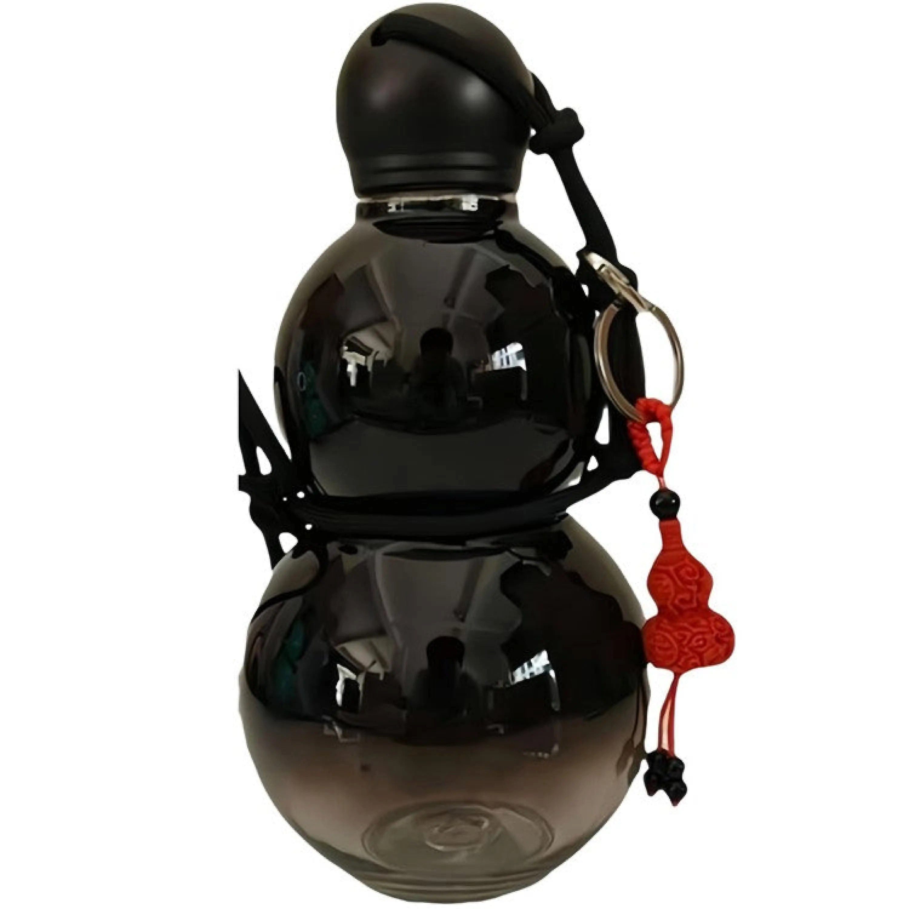 Sport-Knight® Trinkflasche Retro Wasserflasche 800 ml, BPA-freie, tragbare Flasche mit Anhänger