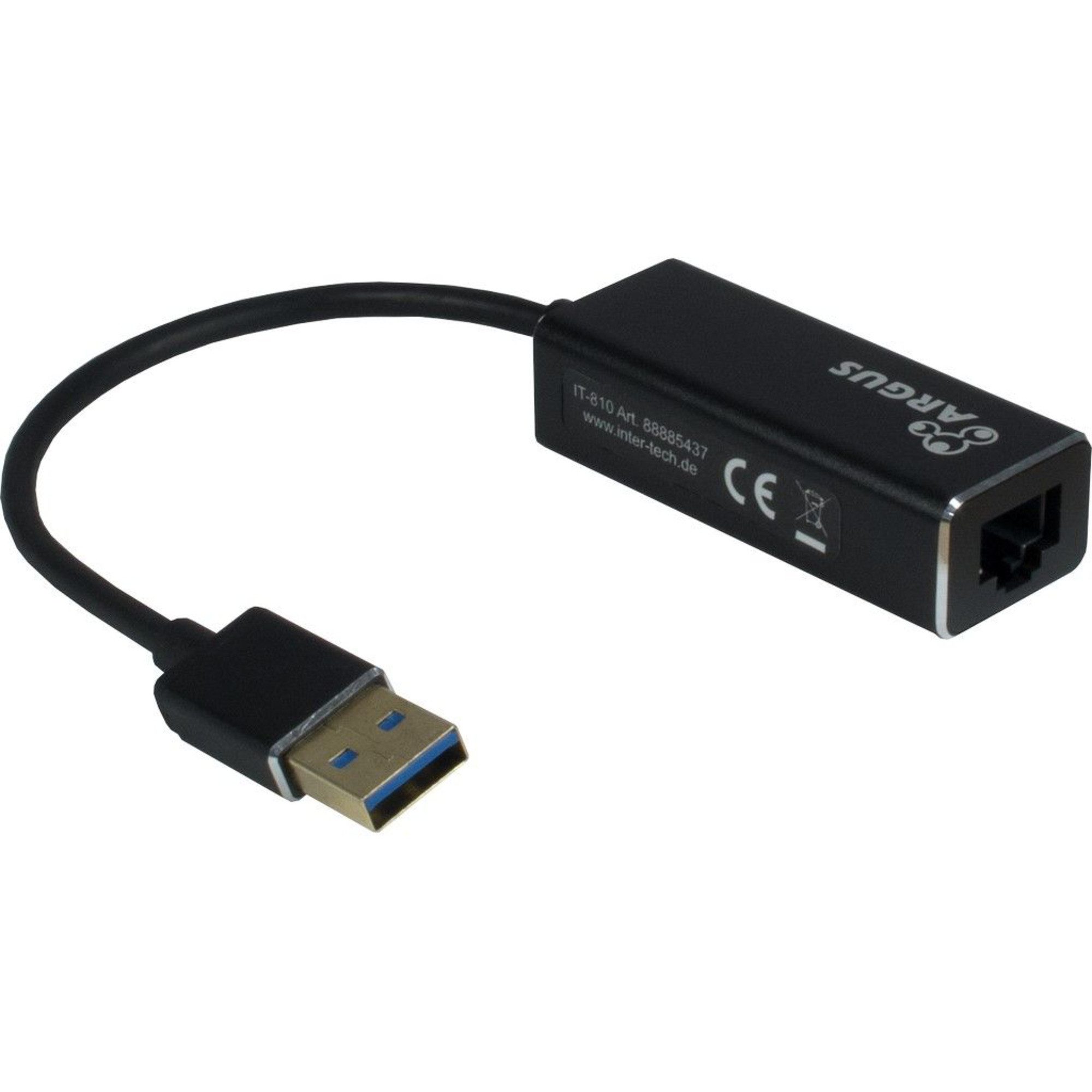 Inter-Tech Argus IT-810, LAN-Adapter LAN-Kabel