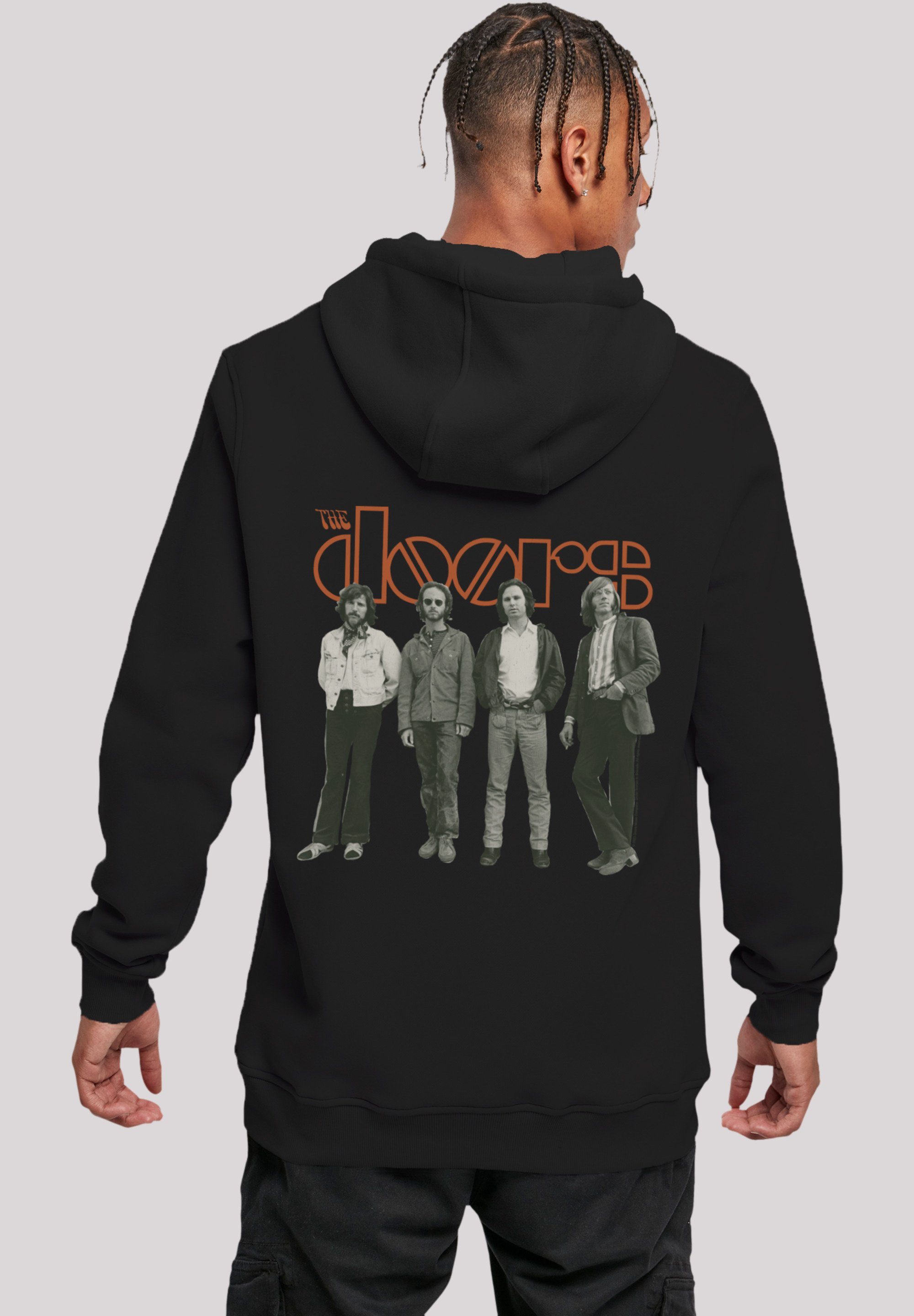 F4NT4STIC Hoodie The Doors Music Band Band Standing Premium Qualität, Band, Logo schwarz