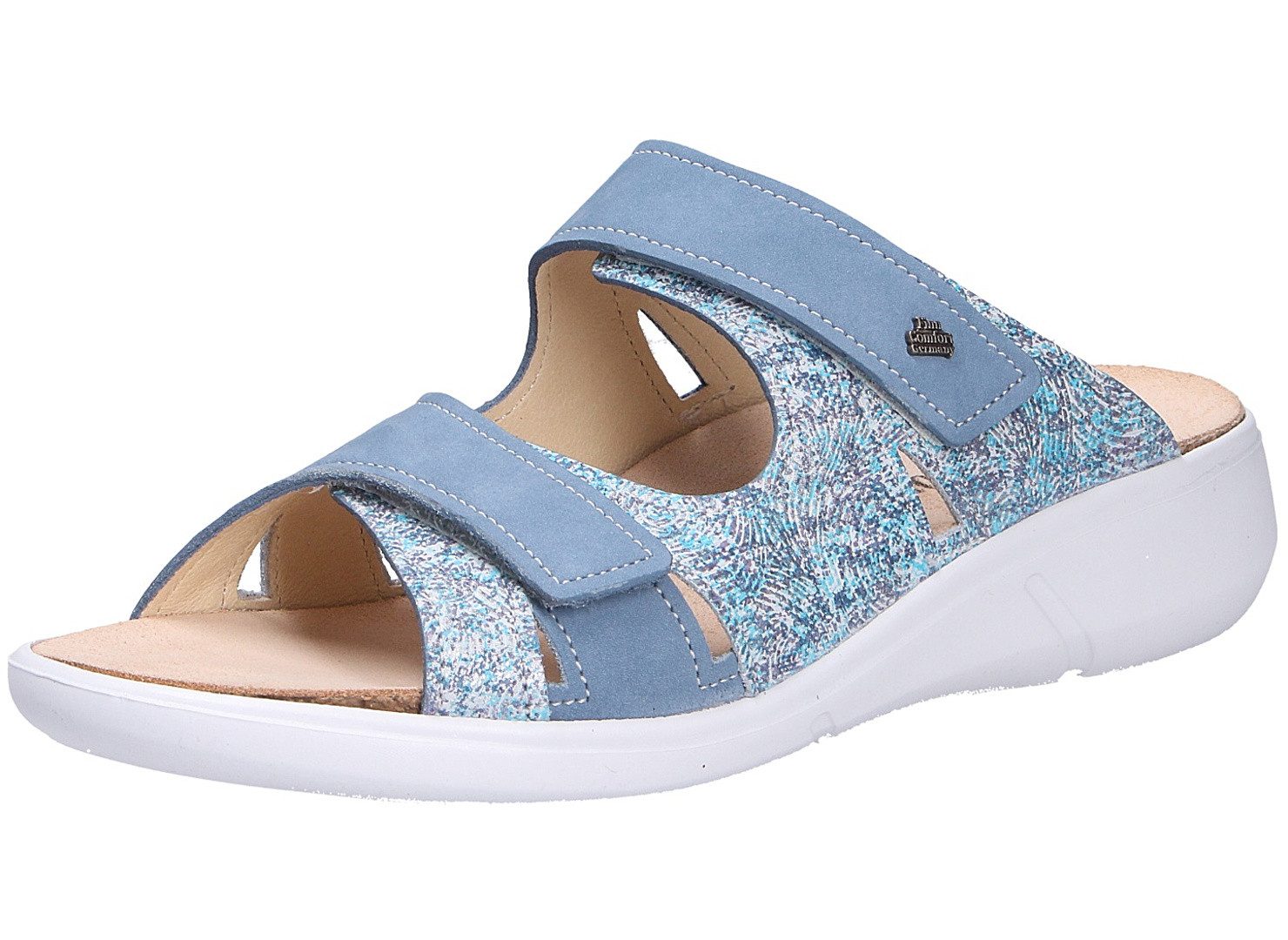 Finn Comfort Finn Comfort Damen Pantolette PALAU blau Größe Pantolette